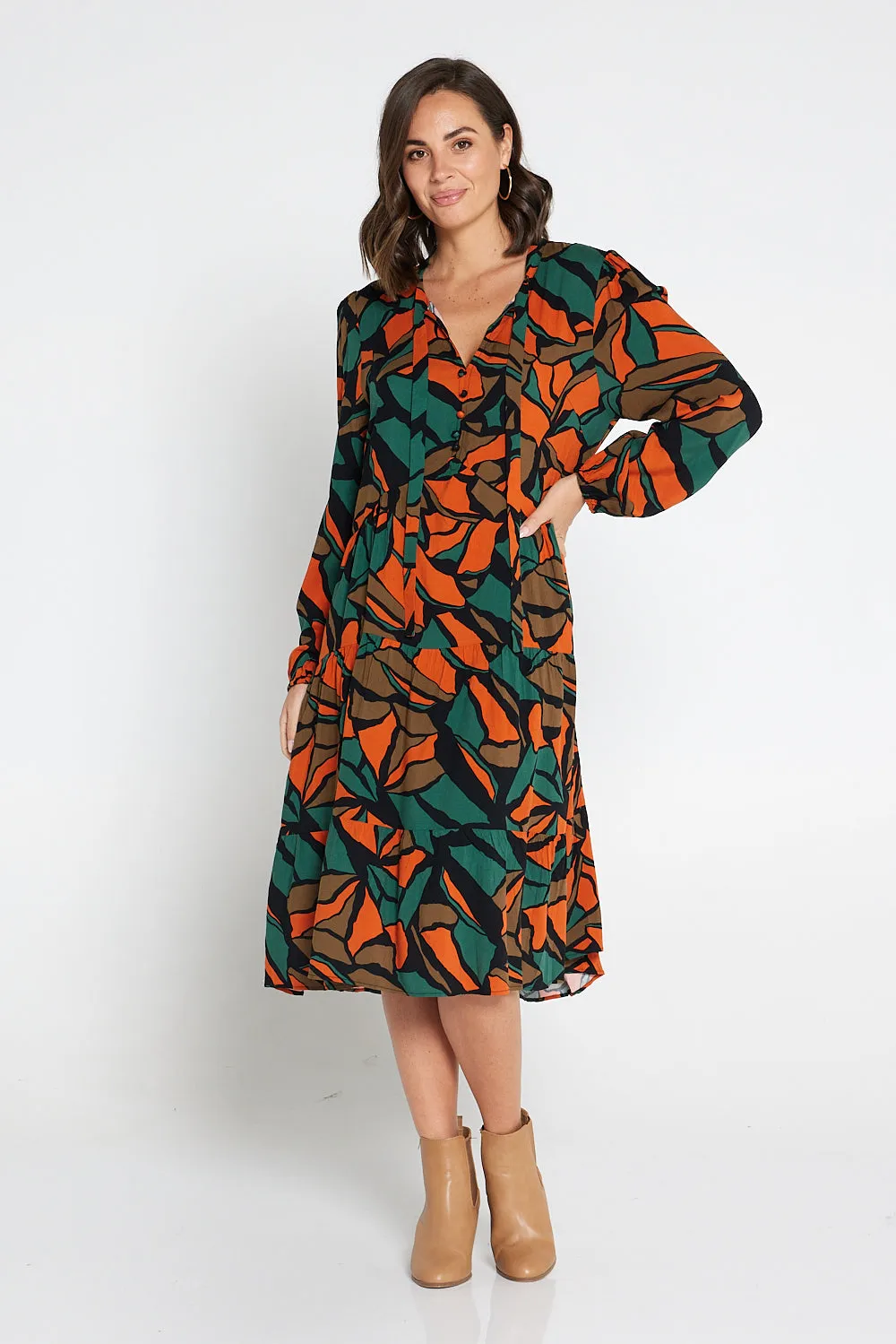 Misha Dress - Desert Botanical