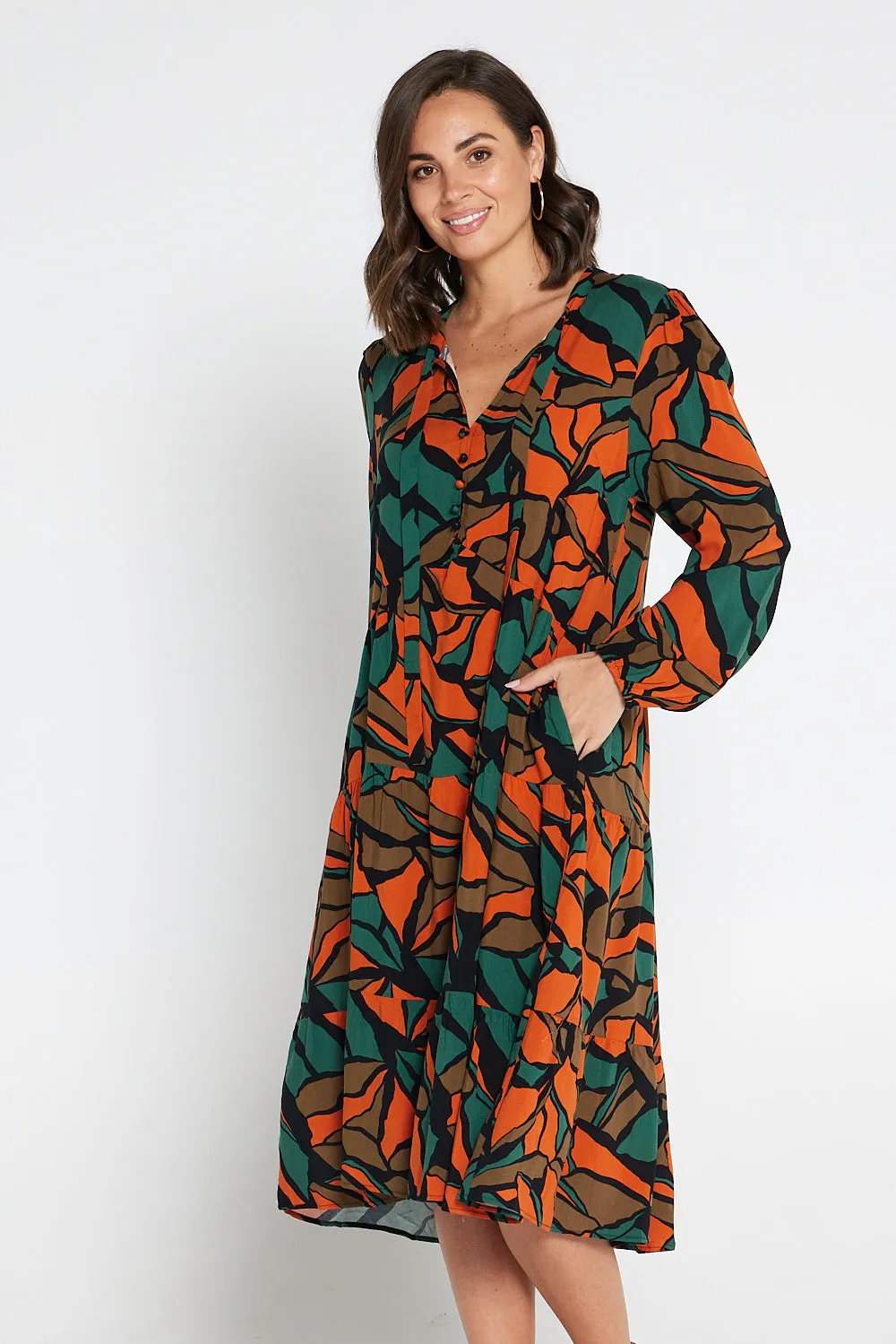 Misha Dress - Desert Botanical