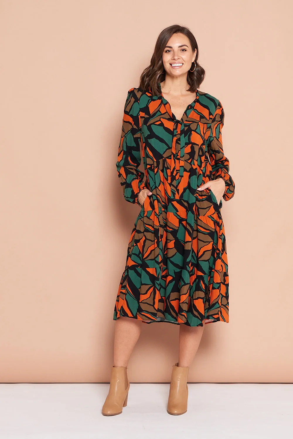 Misha Dress - Desert Botanical