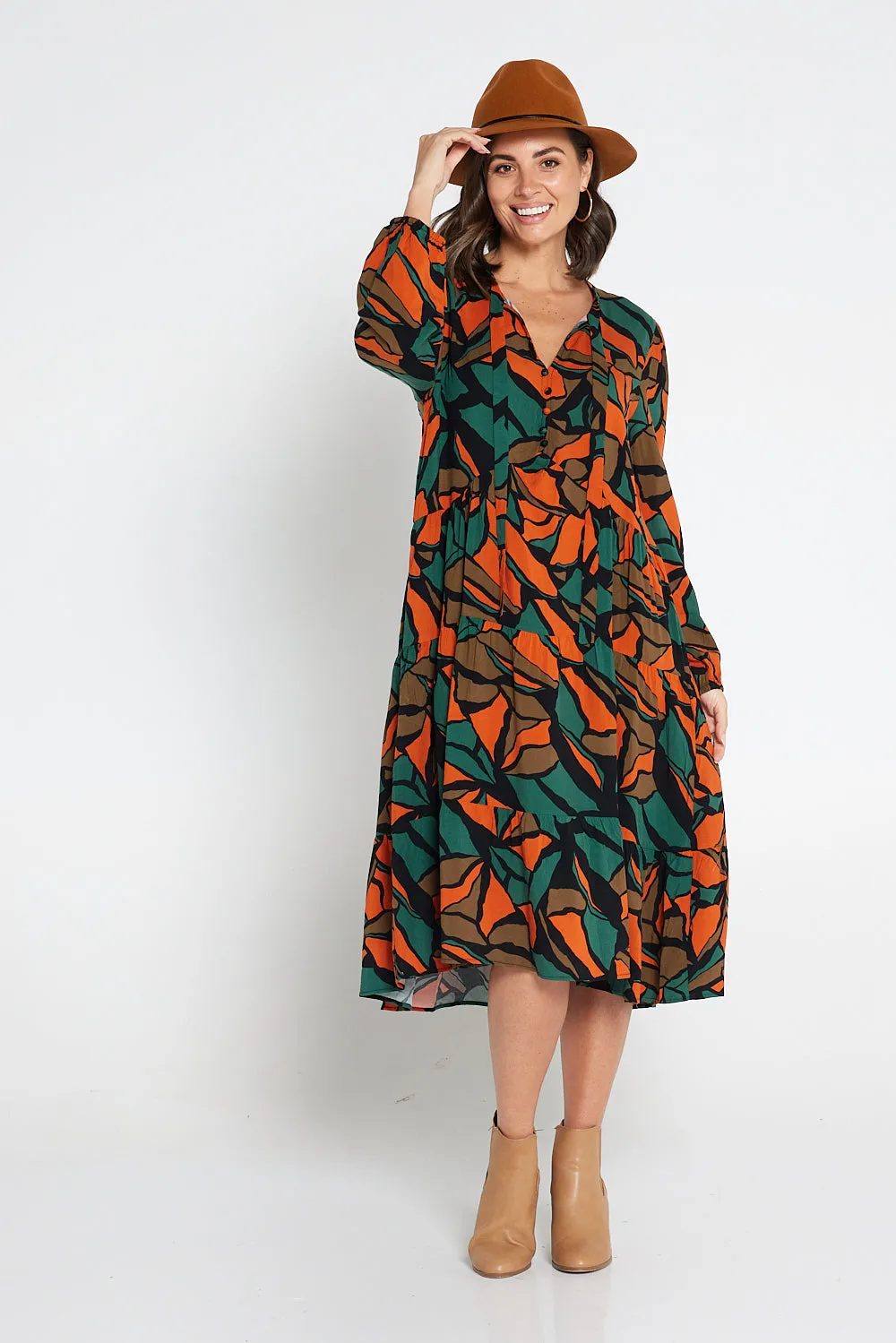 Misha Dress - Desert Botanical