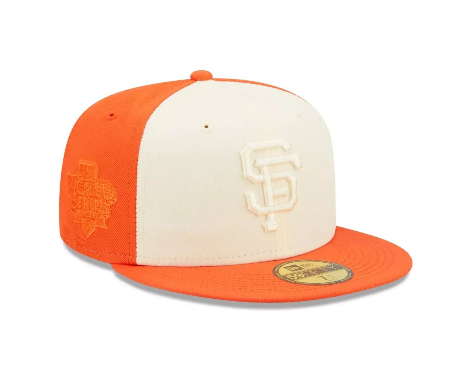 NEW ERA SAN FRANCISCO GIANTS 2-TONE 59FIFTY FITTED HAT-ORANGE/CREAM