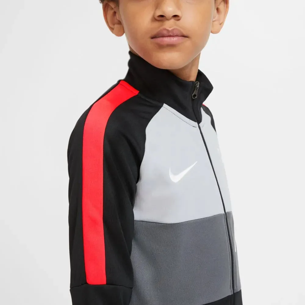 Nike 2020-21 Liverpool Youth I96 Anthem Track Jacket - Black-Grey