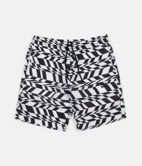 Nike VW AOP Swoosh Shorts - White / Black / Black