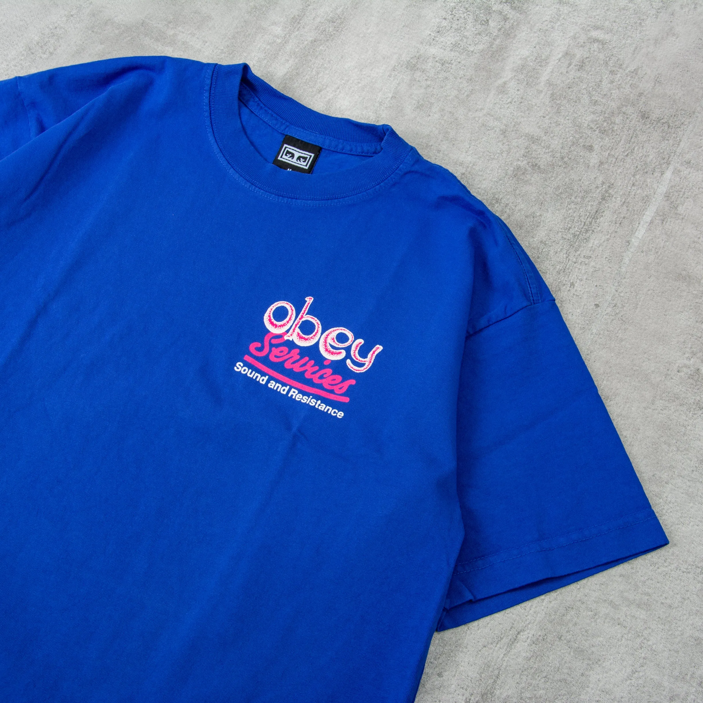 Obey Break Mental Bondage Tee - Surf Blue