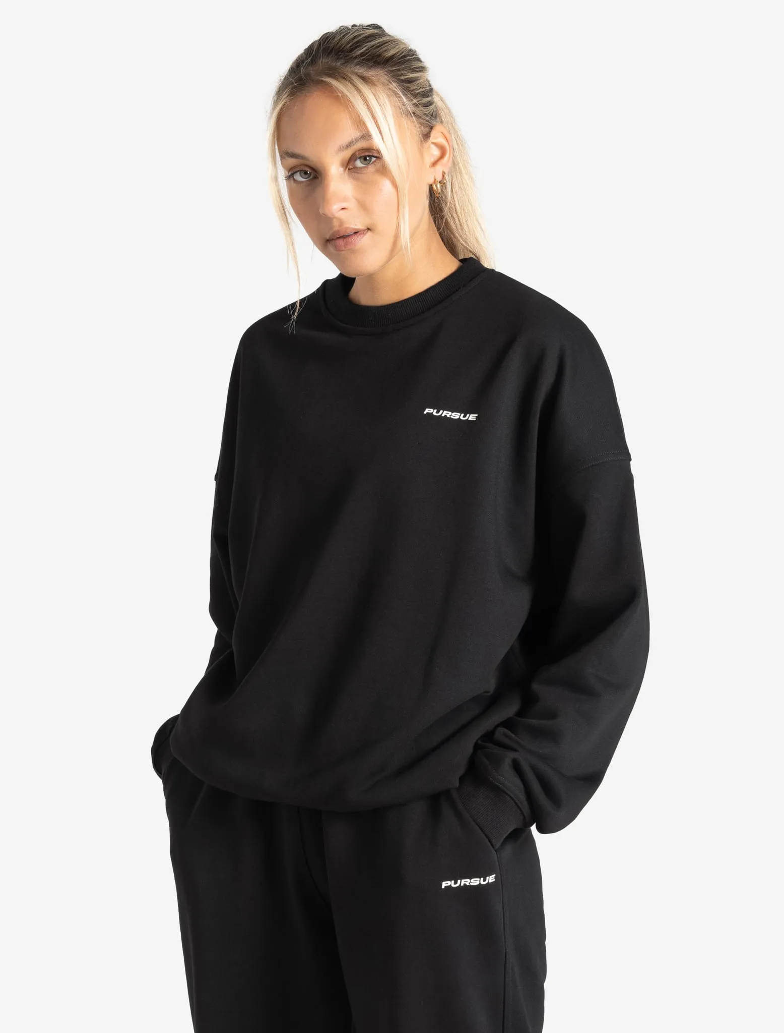 Oversized Sweatshirt - Black