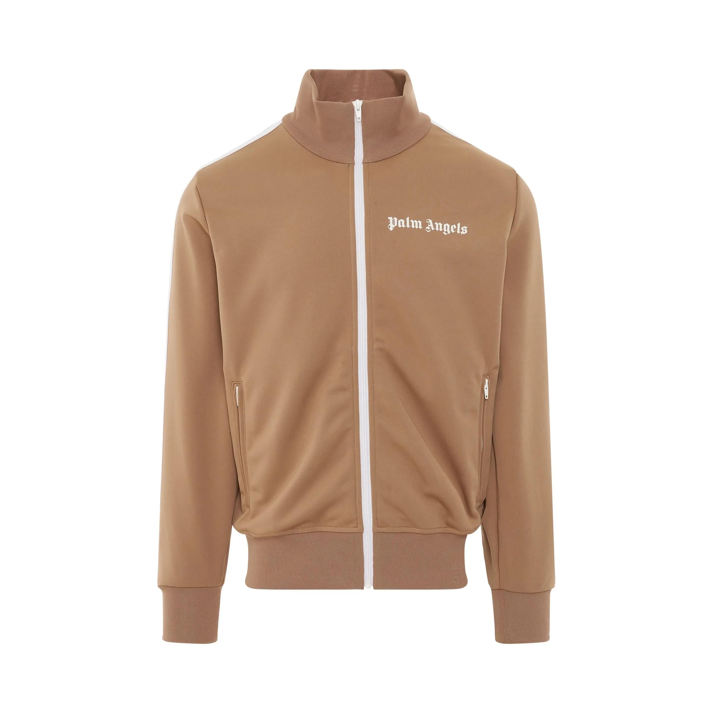 PA Classic Track Jacket in Beige/White