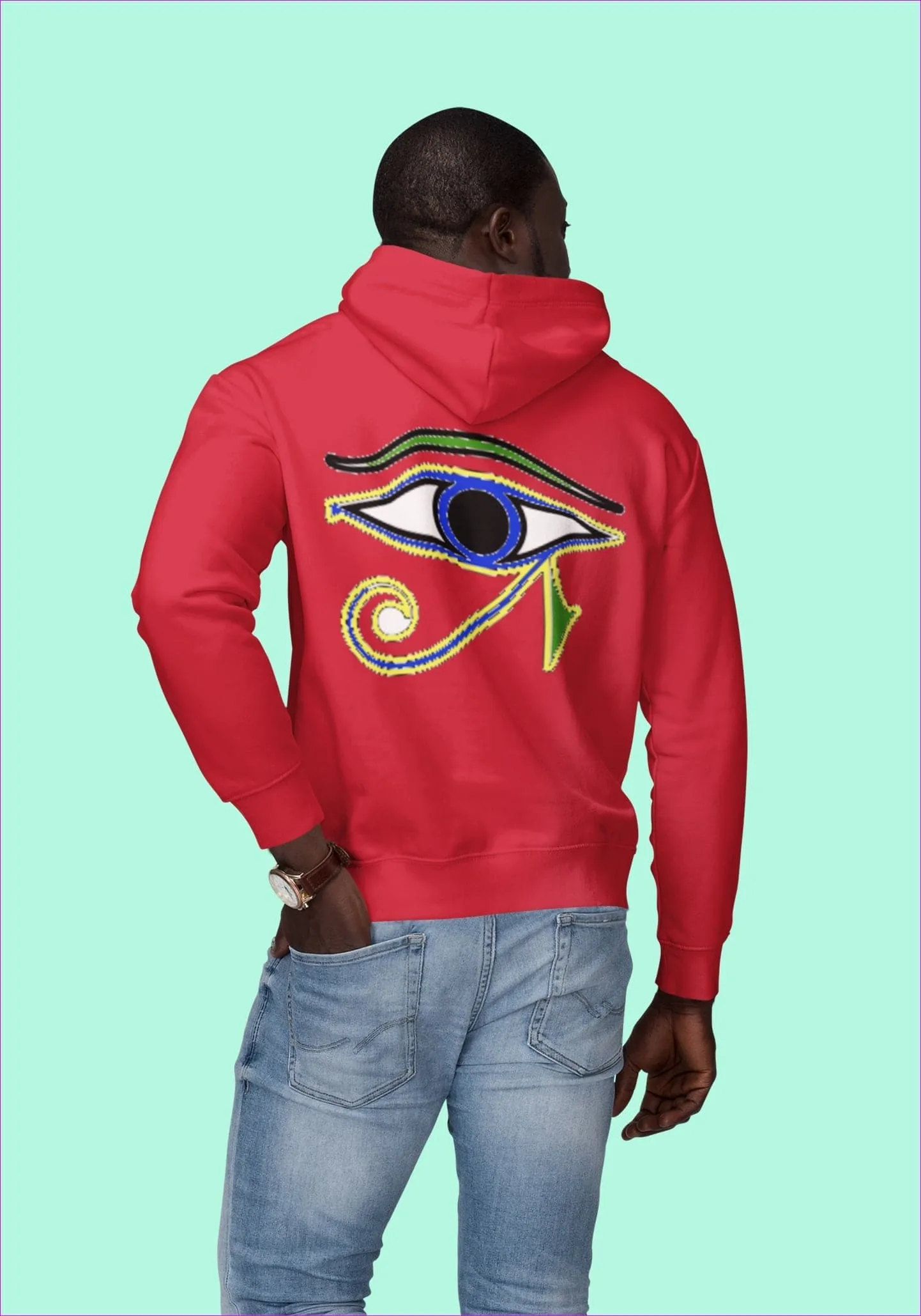 Power Clothing Men's Back Print Hoodie