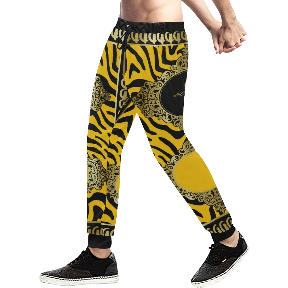 PRIVILEGE YLW Men's All Over Print Sweatpants