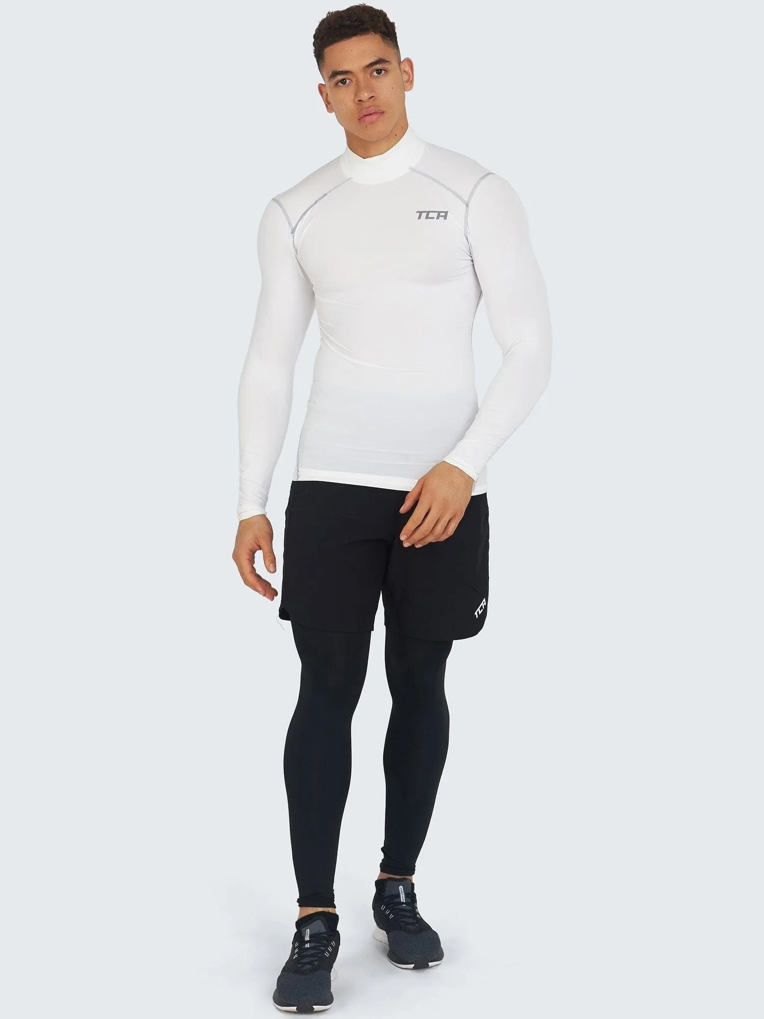 Pro Performance Compression Base Layer Long Sleeve Mock Neck For Men