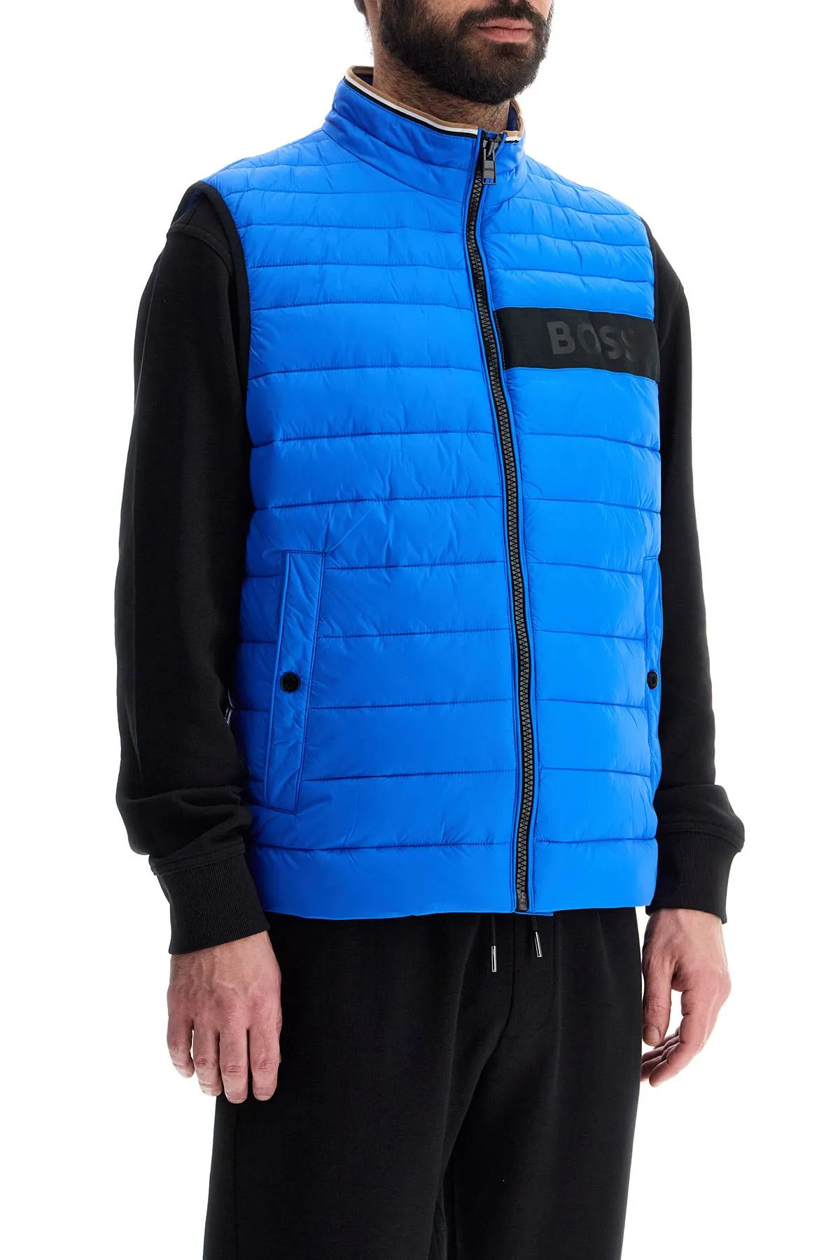 Quilted Diamond Polyester Gilet