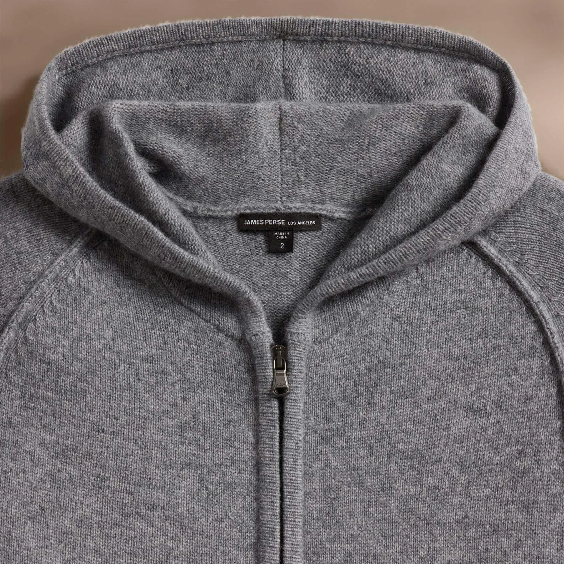 Recycled Cashmere Jacket - Heather Grey