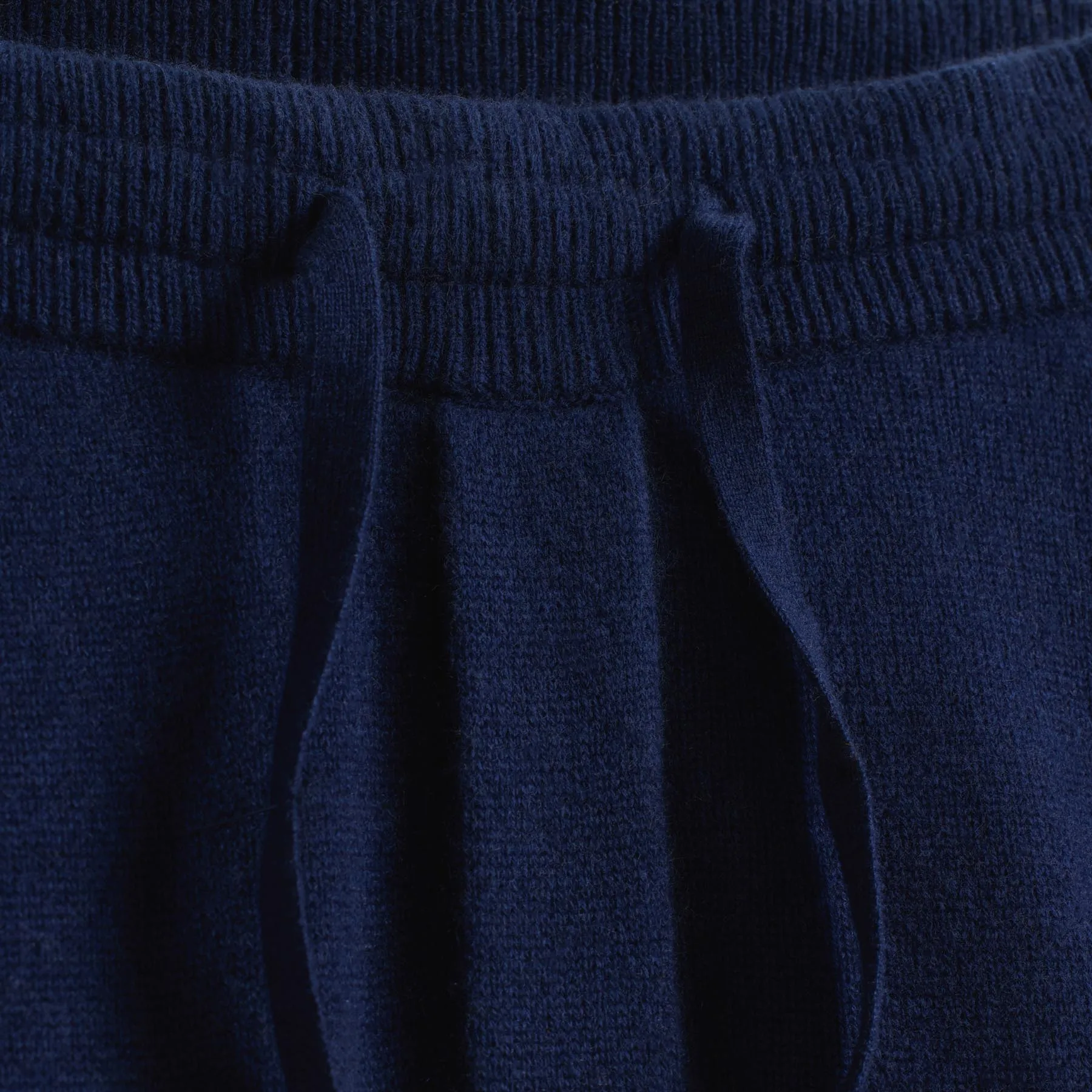 Recycled Cashmere Track Pant with Pockets - Royal Blue