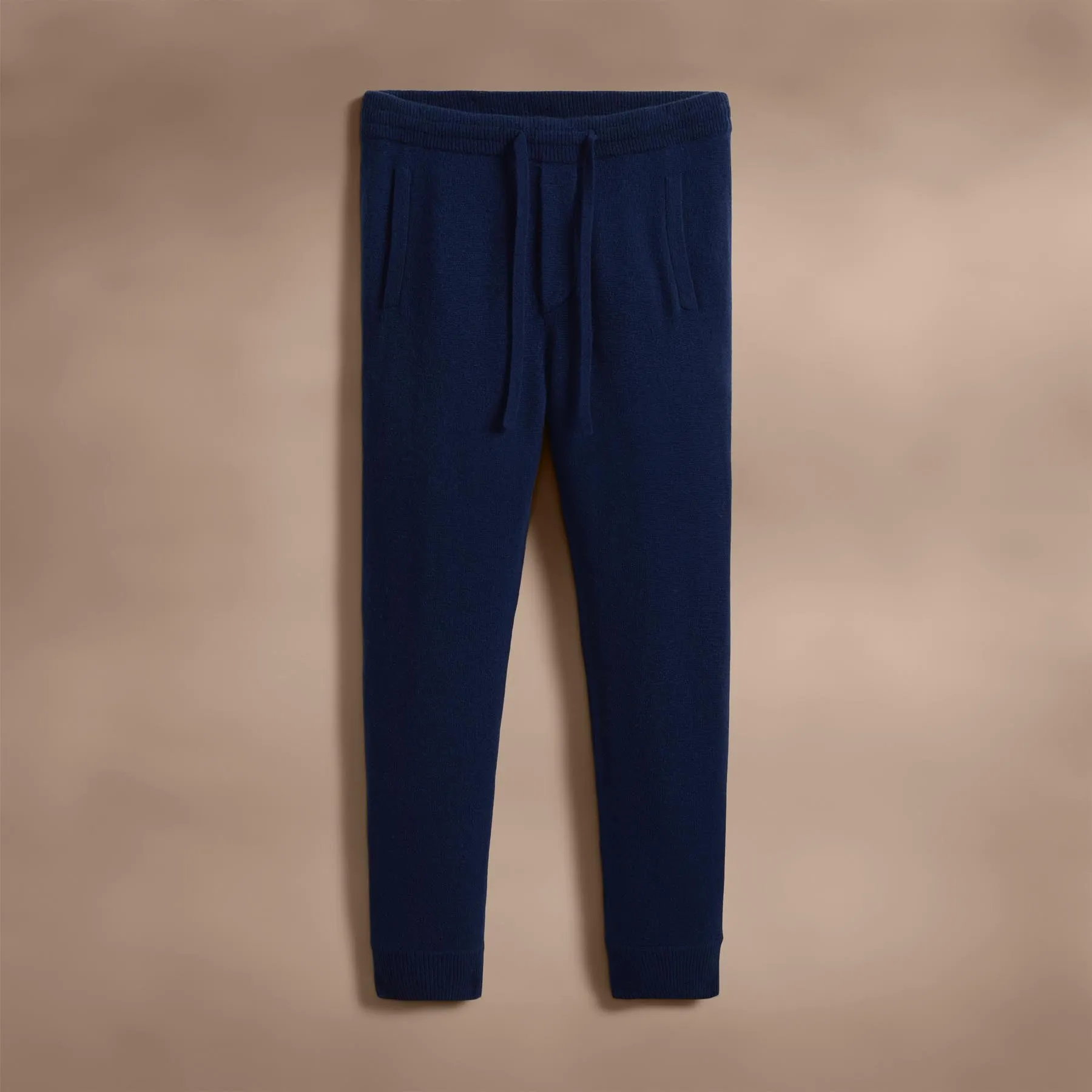 Recycled Cashmere Track Pant with Pockets - Royal Blue