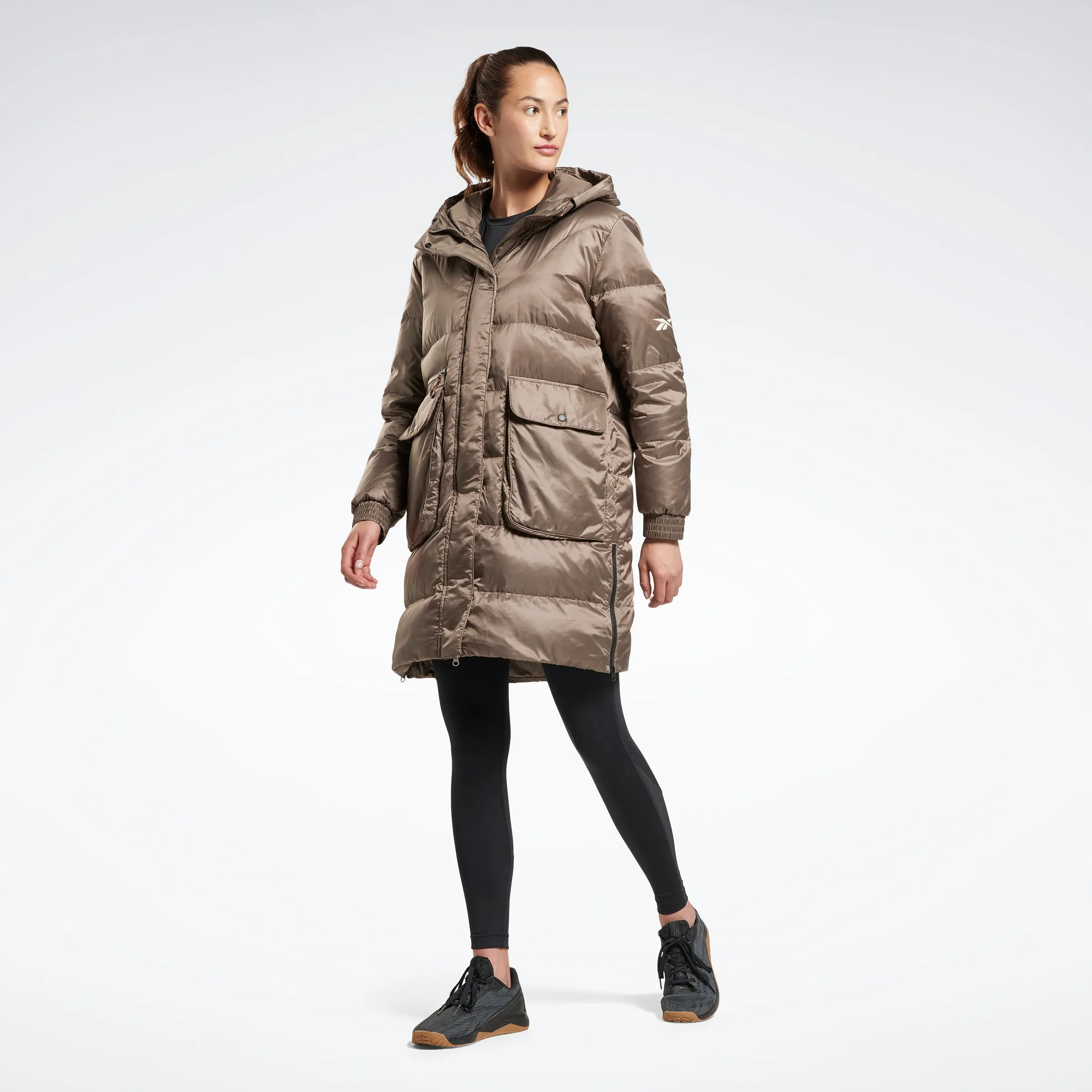 Reebok Apparel Women Urban Down Parka Trek Grey/Trek Grey