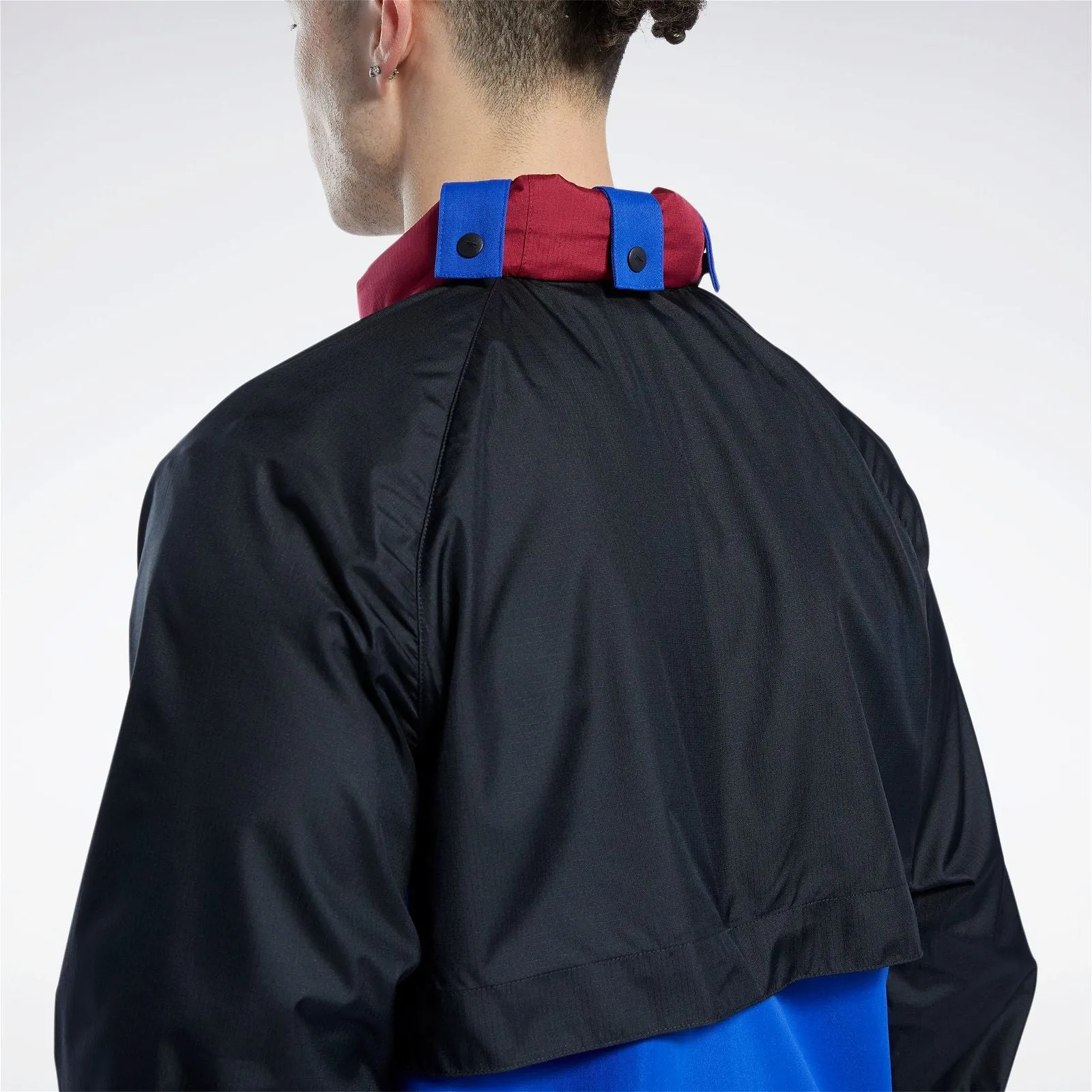 Reebok Classics Archive Parka Jacket - Black / Blue