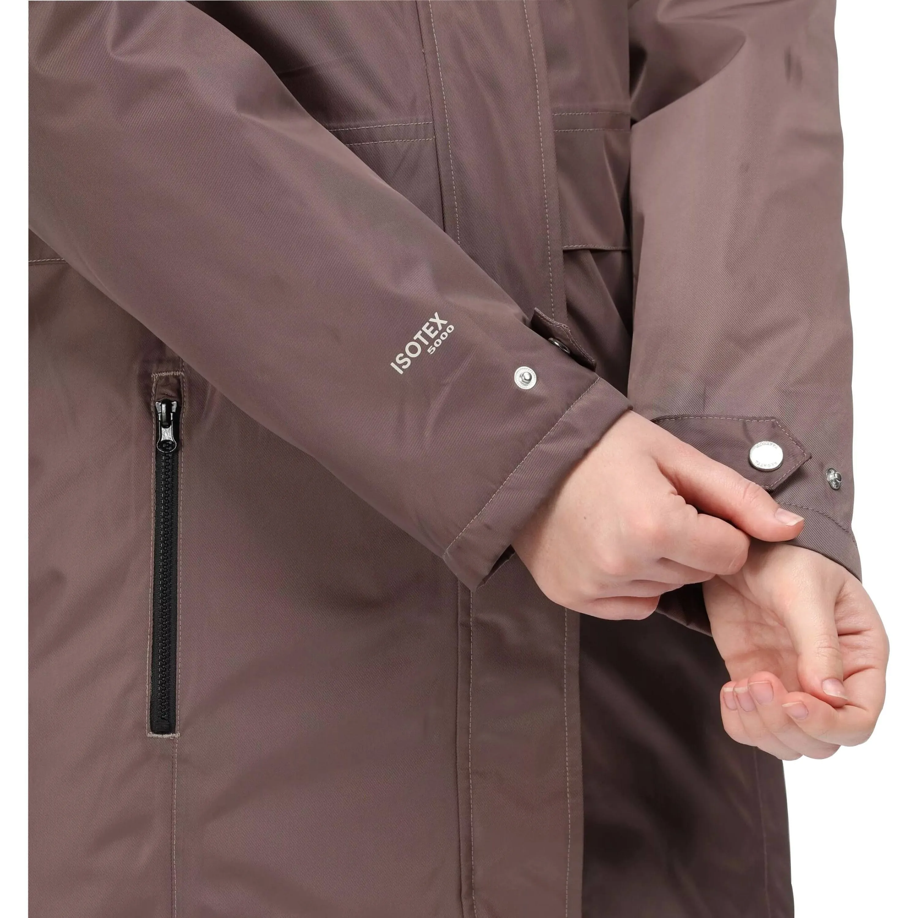 Regatta Lexis Waterproof Insulated Womens Parka Jacket - Brown