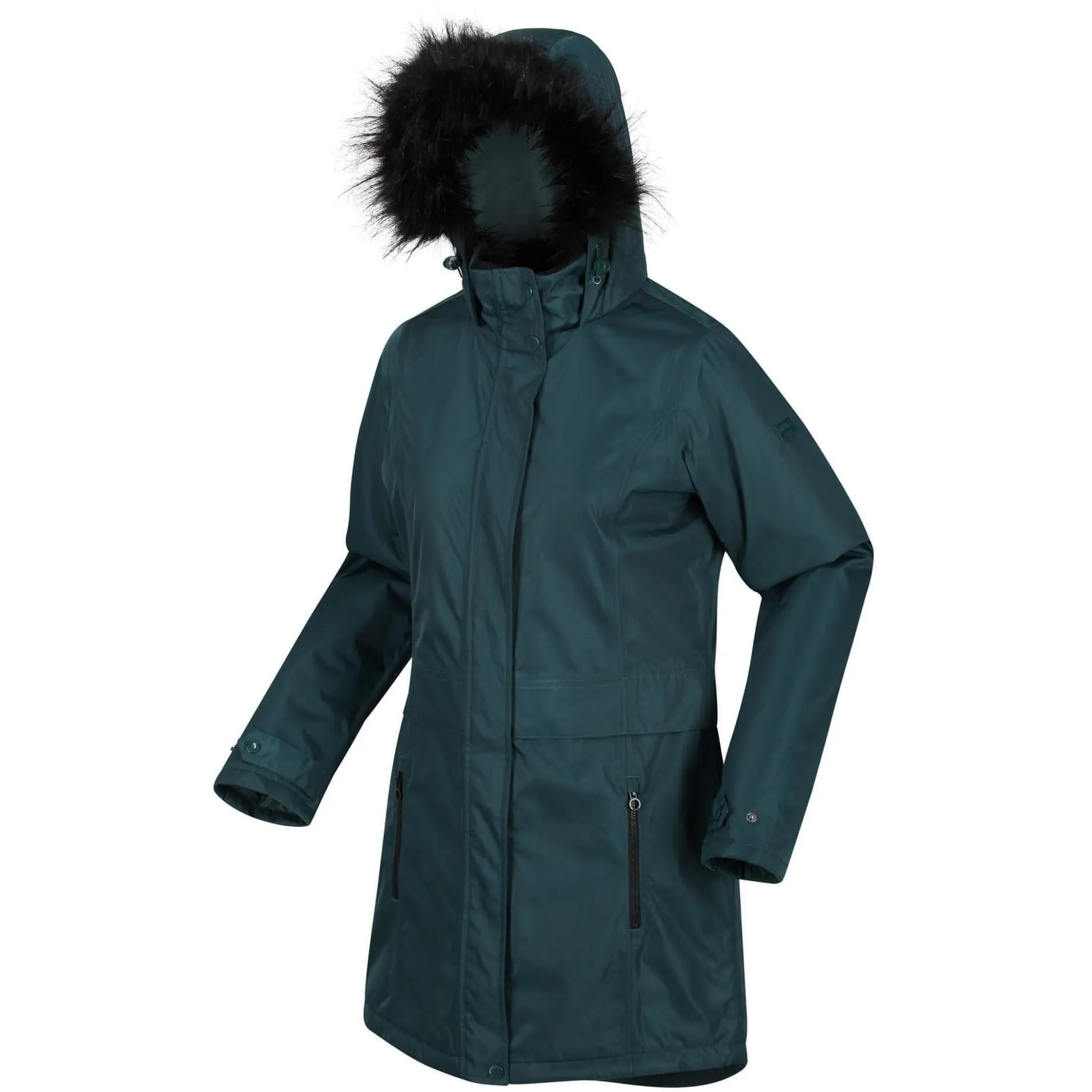 Regatta Lexis Waterproof Insulated Womens Parka Jacket - Green