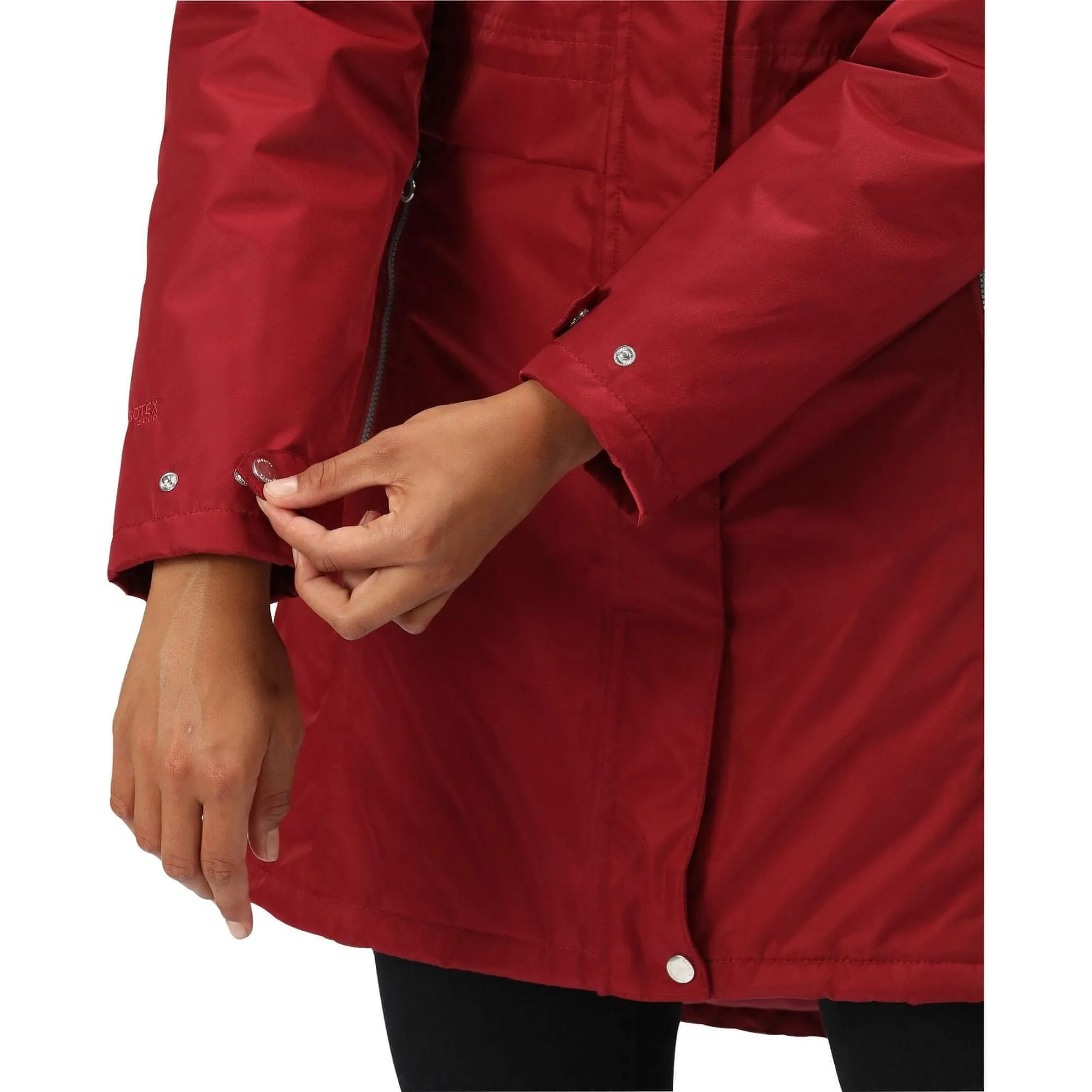 Regatta Lexis Waterproof Insulated Womens Parka Jacket - Red