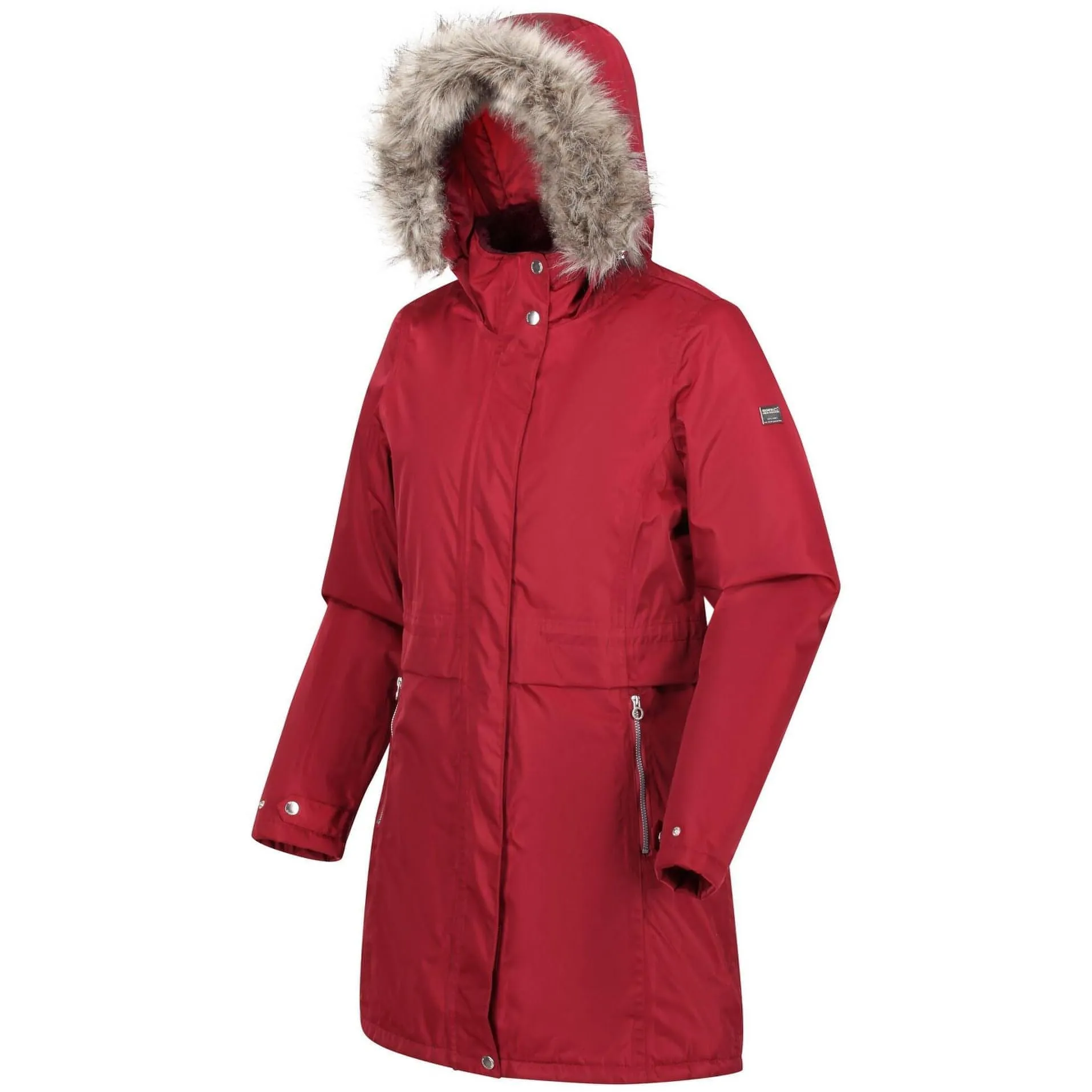 Regatta Lexis Waterproof Insulated Womens Parka Jacket - Red