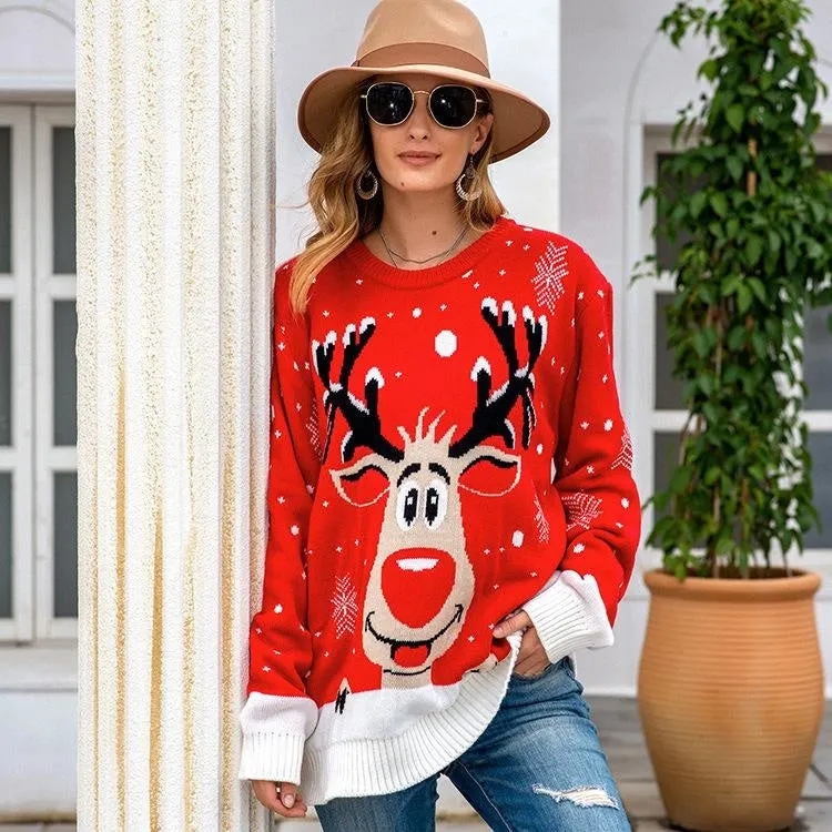 Reindeer Knit Sweater