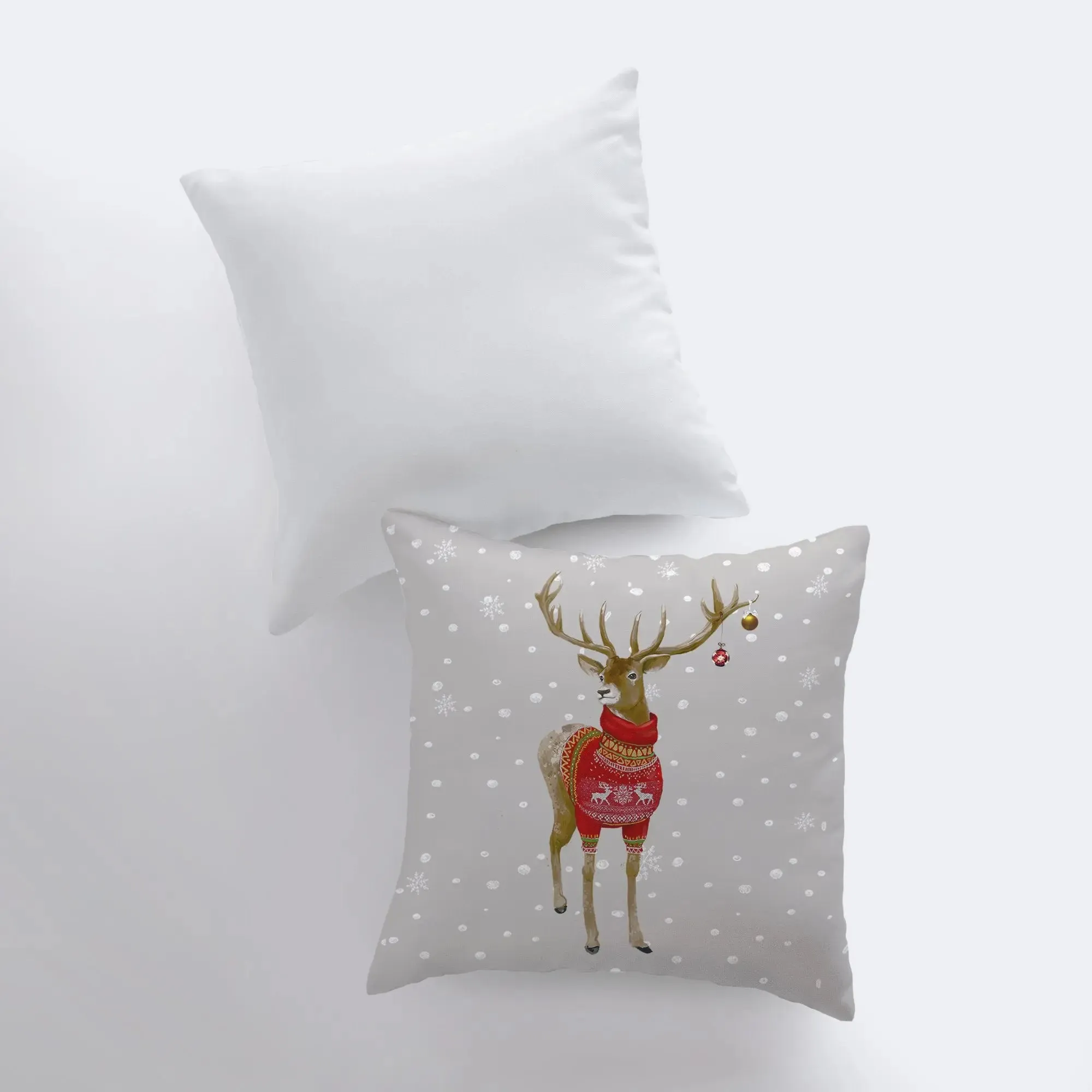 Reindeer | Throw Pillows | Christmas Pillow | Christmas Gift | Home Decor Modern | Christmas Throw Pillows | Christmas Home Decor | Mom Gift