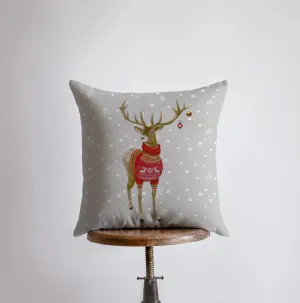 Reindeer | Throw Pillows | Christmas Pillow | Christmas Gift | Home Decor Modern | Christmas Throw Pillows | Christmas Home Decor | Mom Gift