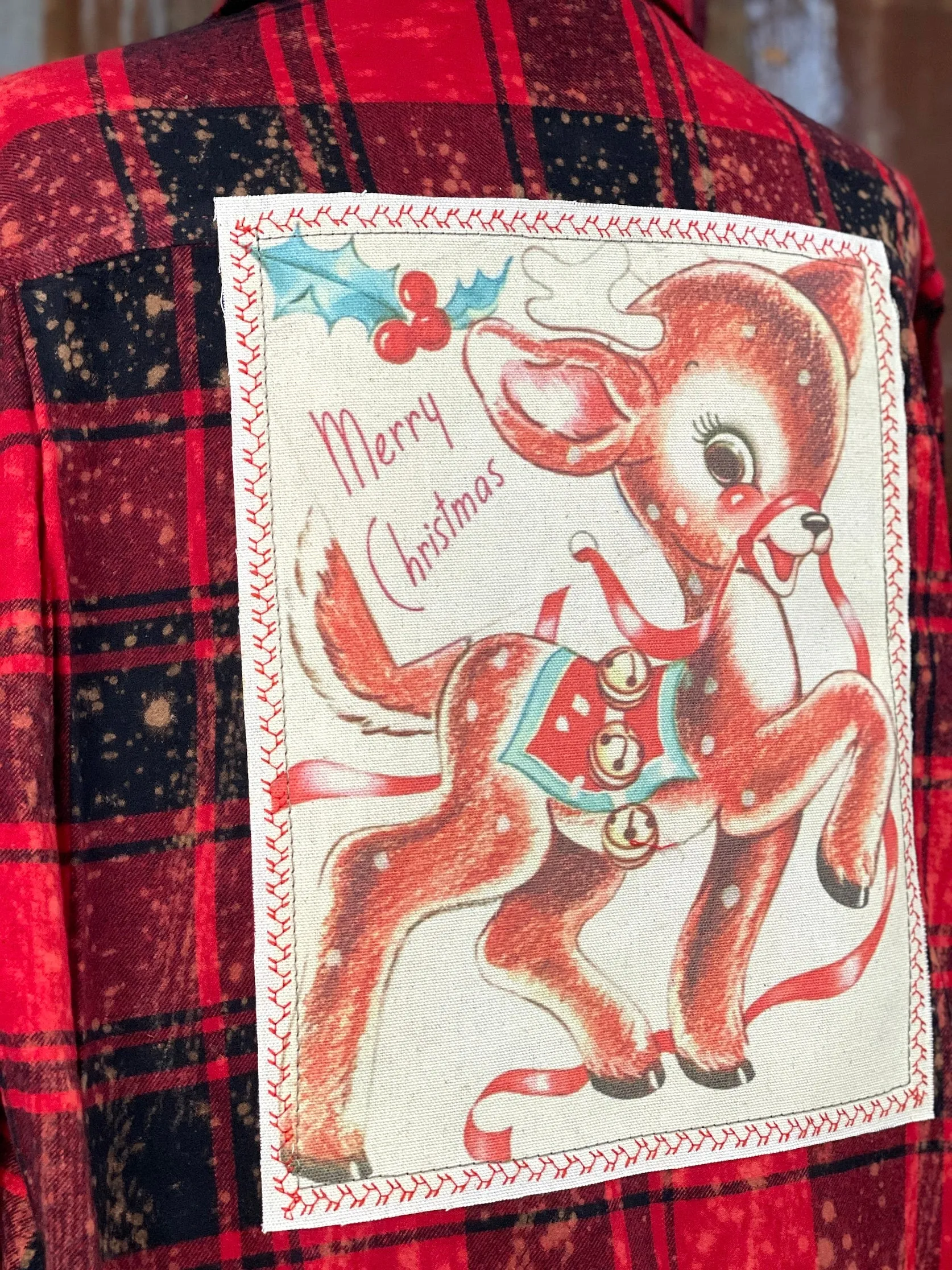 Rockin' Reindeer Flannel- LIMITED EDITION Red