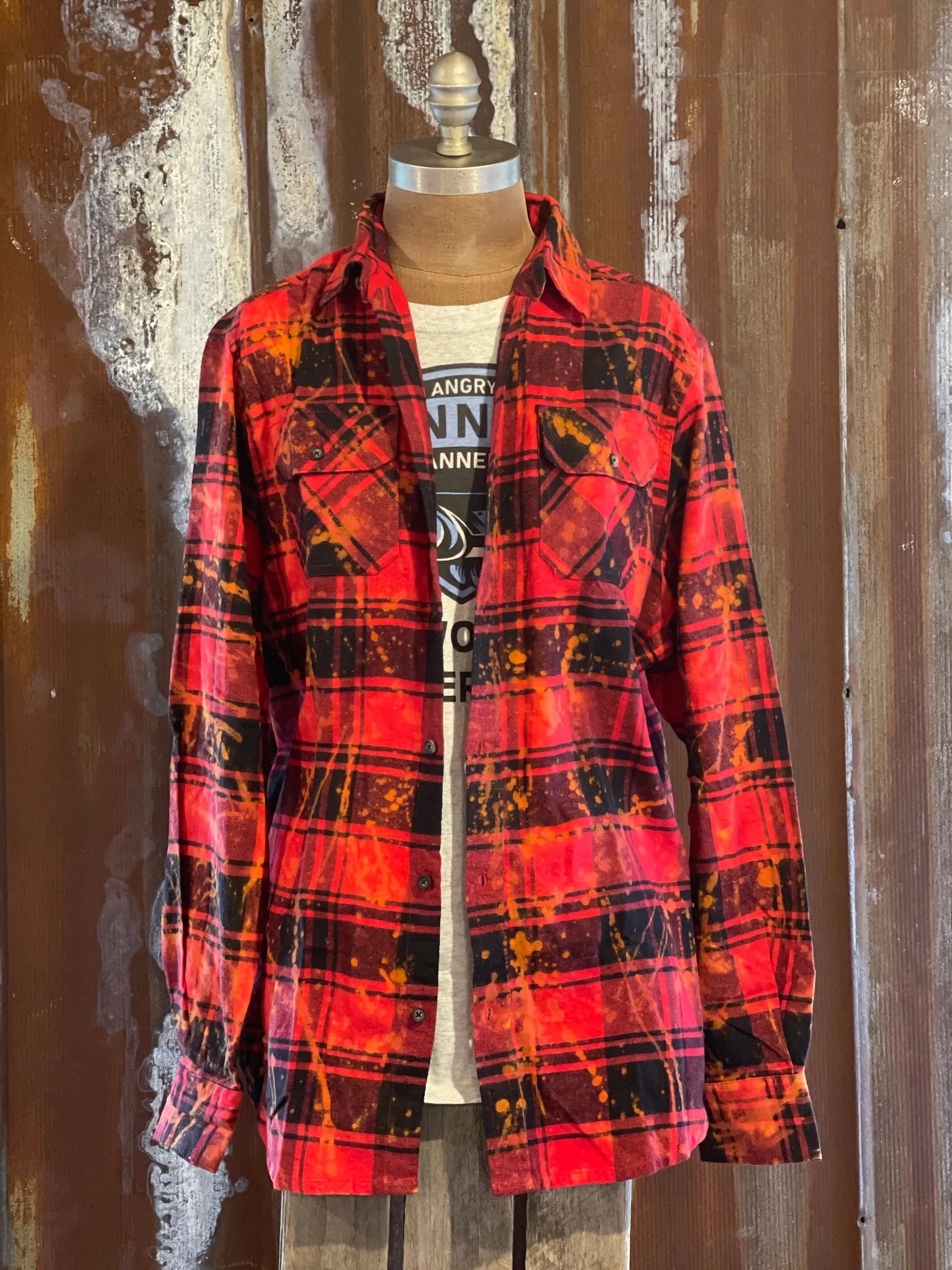 Rockin' Reindeer Flannel- LIMITED EDITION Red