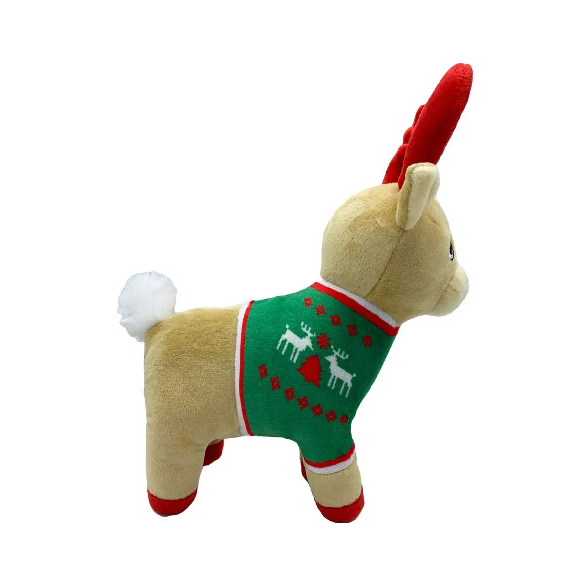 Ruby Reindeer Plush Dog Toy