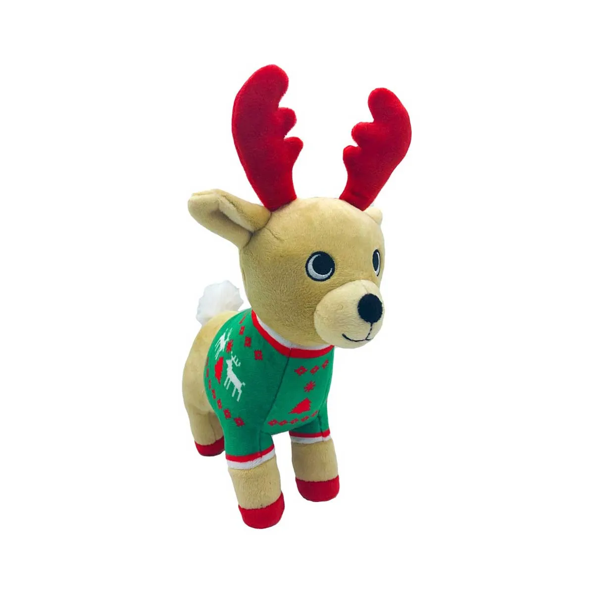 Ruby Reindeer Plush Dog Toy