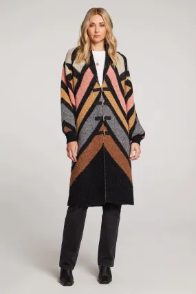 SAL Charo Striped Sweater Duster