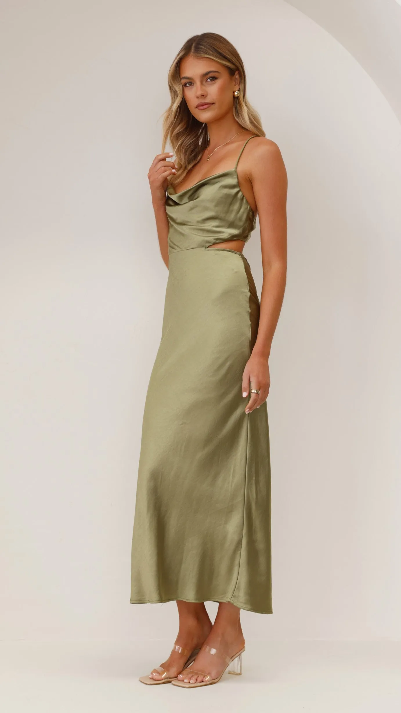 Sloan Midi Dress - Olive