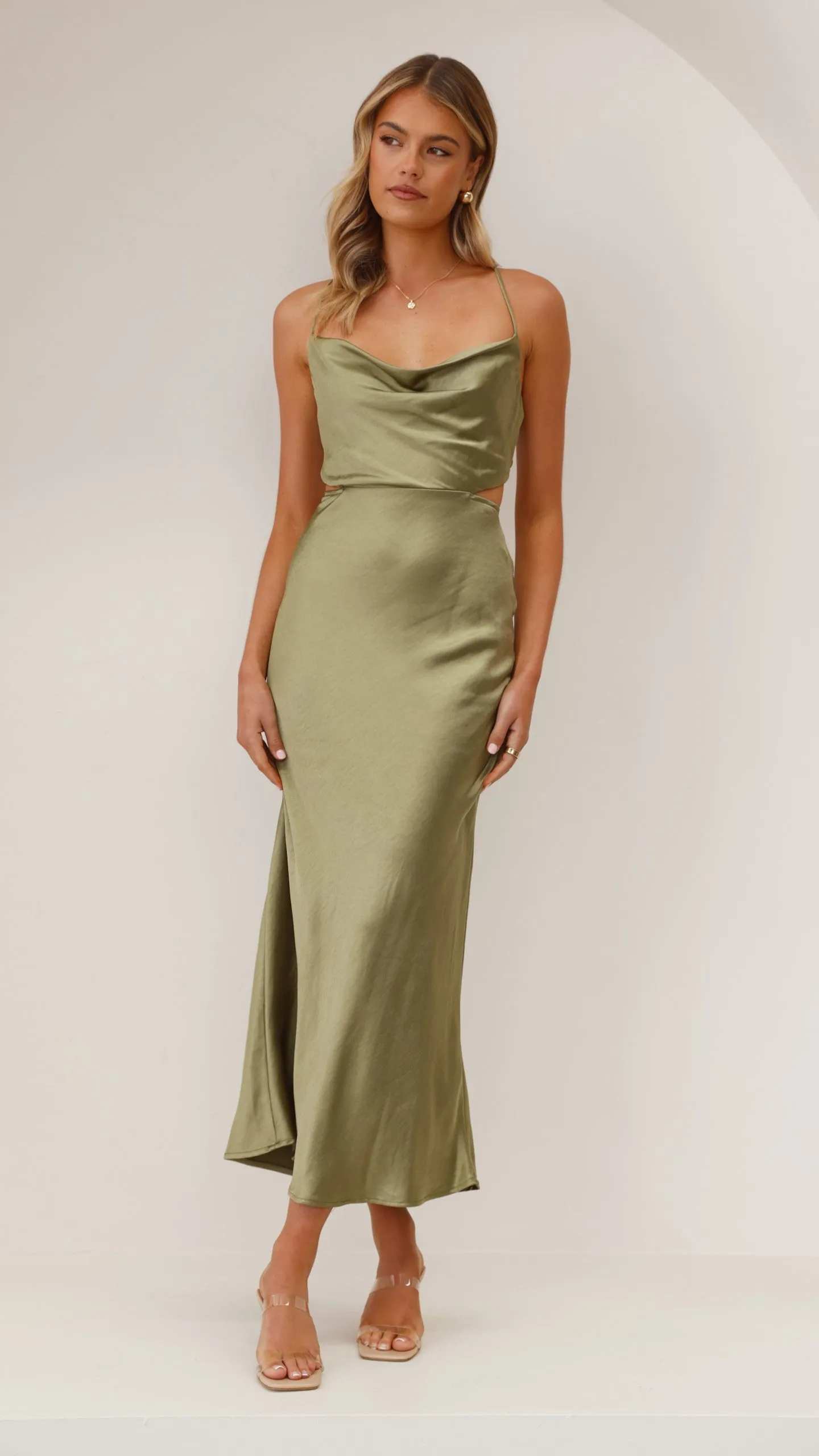 Sloan Midi Dress - Olive