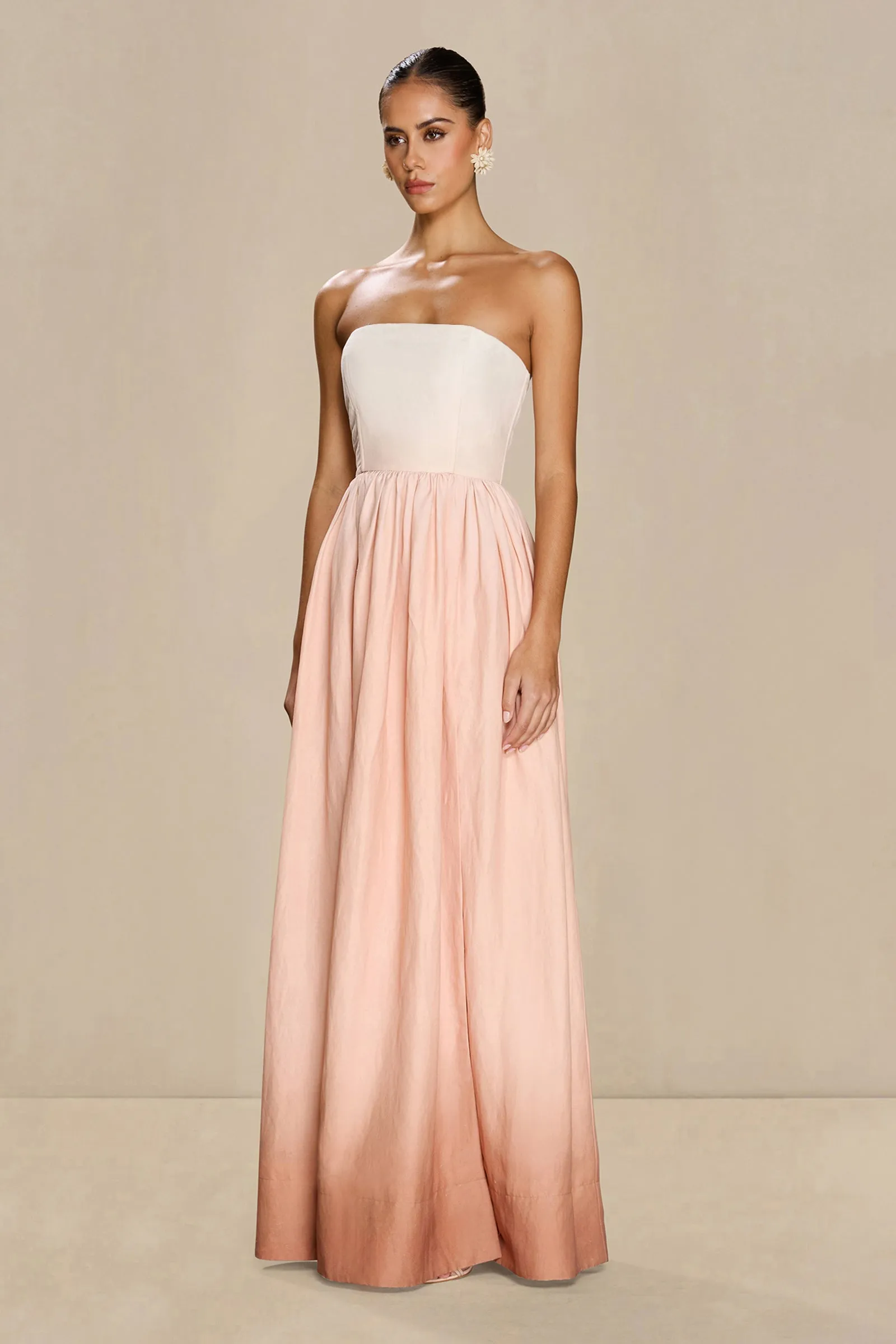 Sonya Miral Gown - Chestnut Blush Ombre