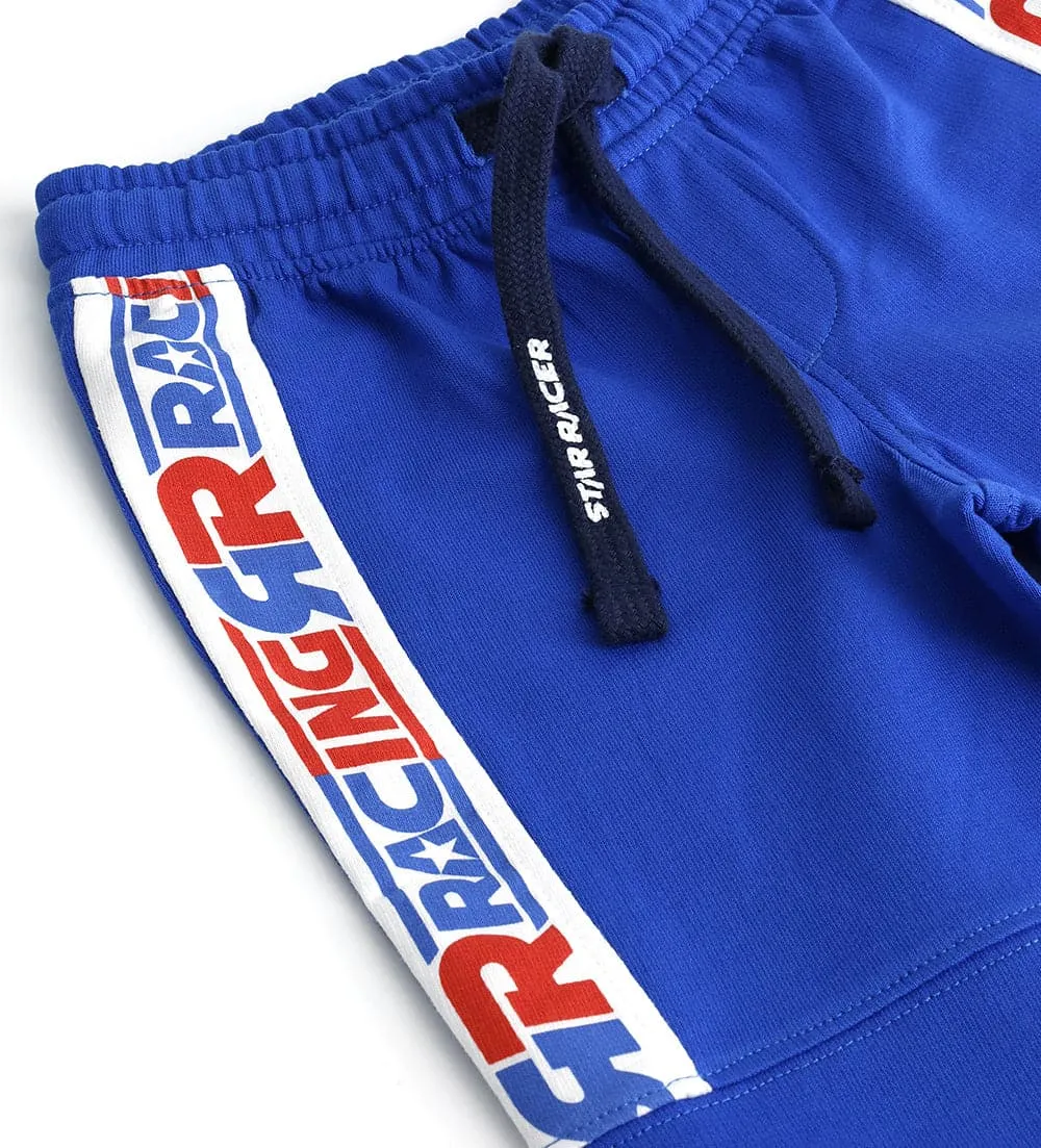 STAR RACER BLUE 100% COTTON SWEATPANTS