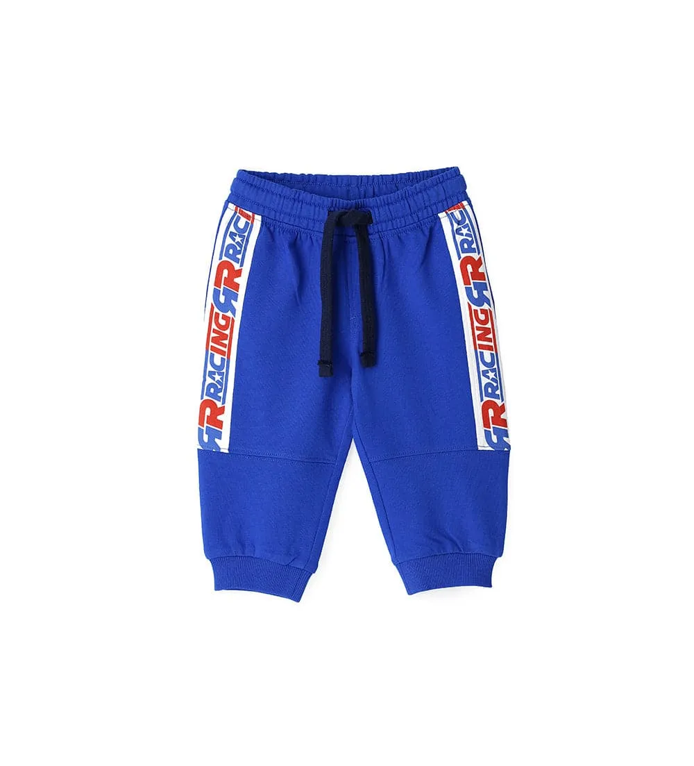 STAR RACER BLUE 100% COTTON SWEATPANTS