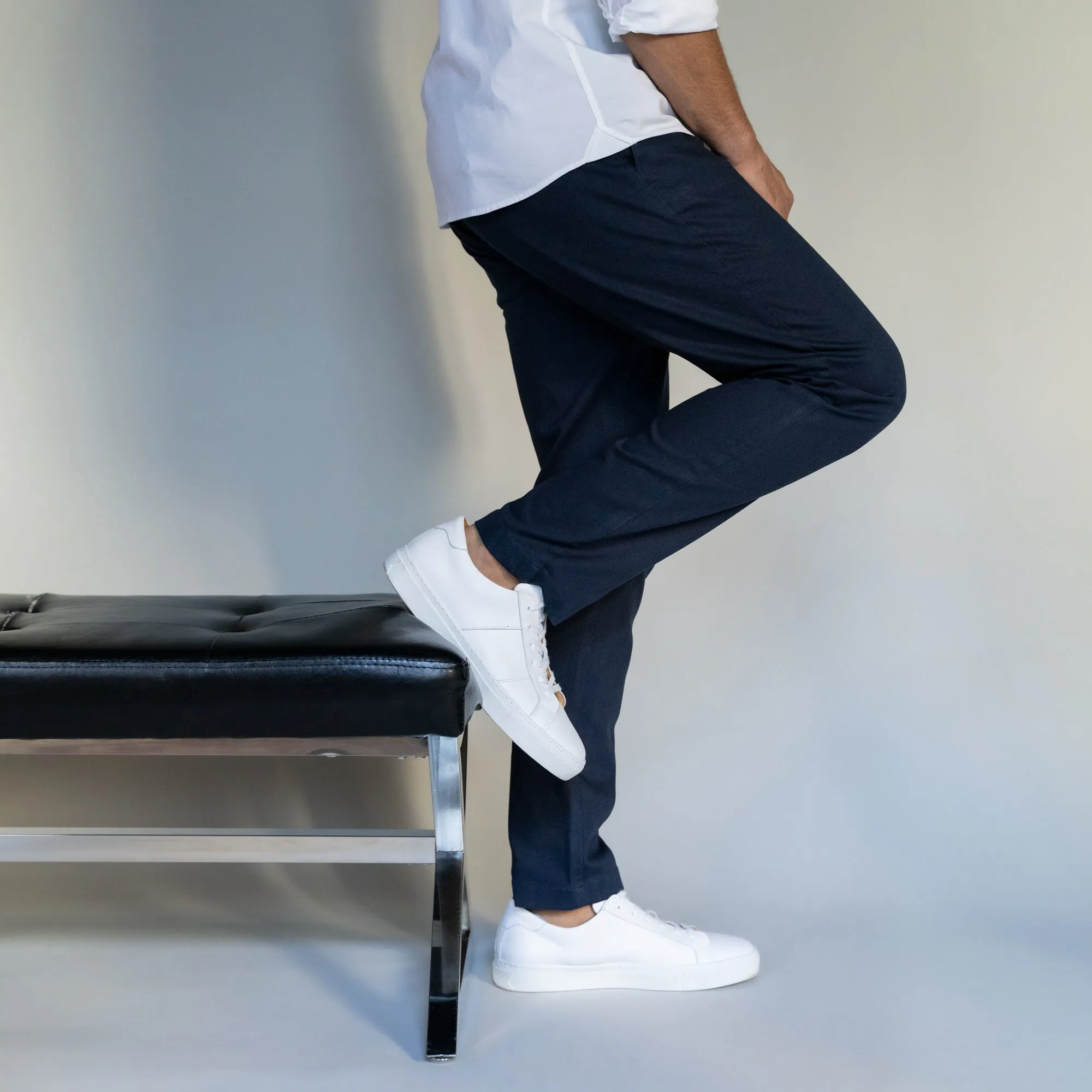 Stretch Chinos Slim Fit - Navy