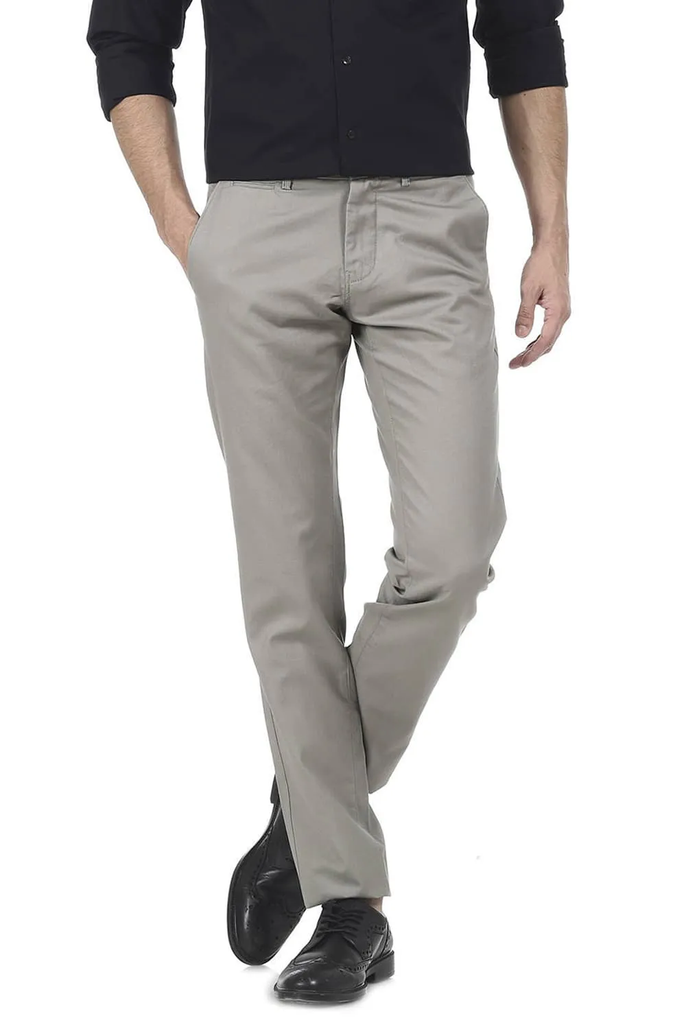 Tapered Fit Dobby Trouser