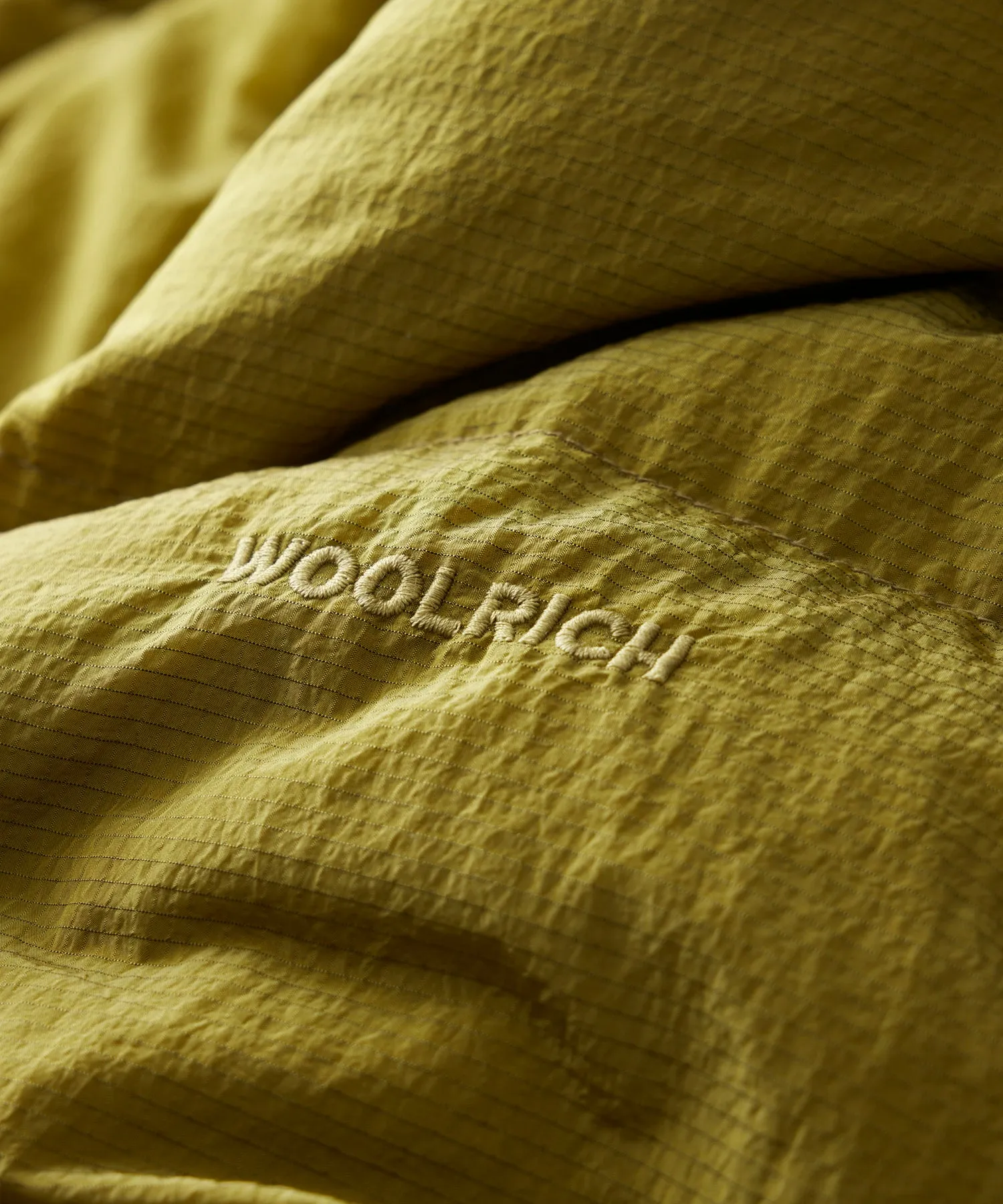 Todd Snyder X Woolrich Quilted Short Parka in Citron