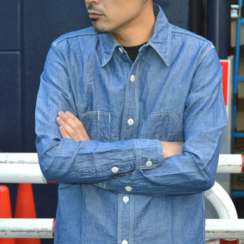 UES "500954" CHAMBRAY WORK SHIRTS