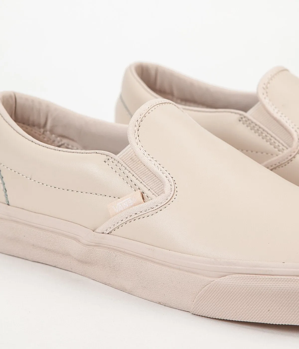 Vans Classic Slip On Leather Shoes - Whisper Pink / Mono