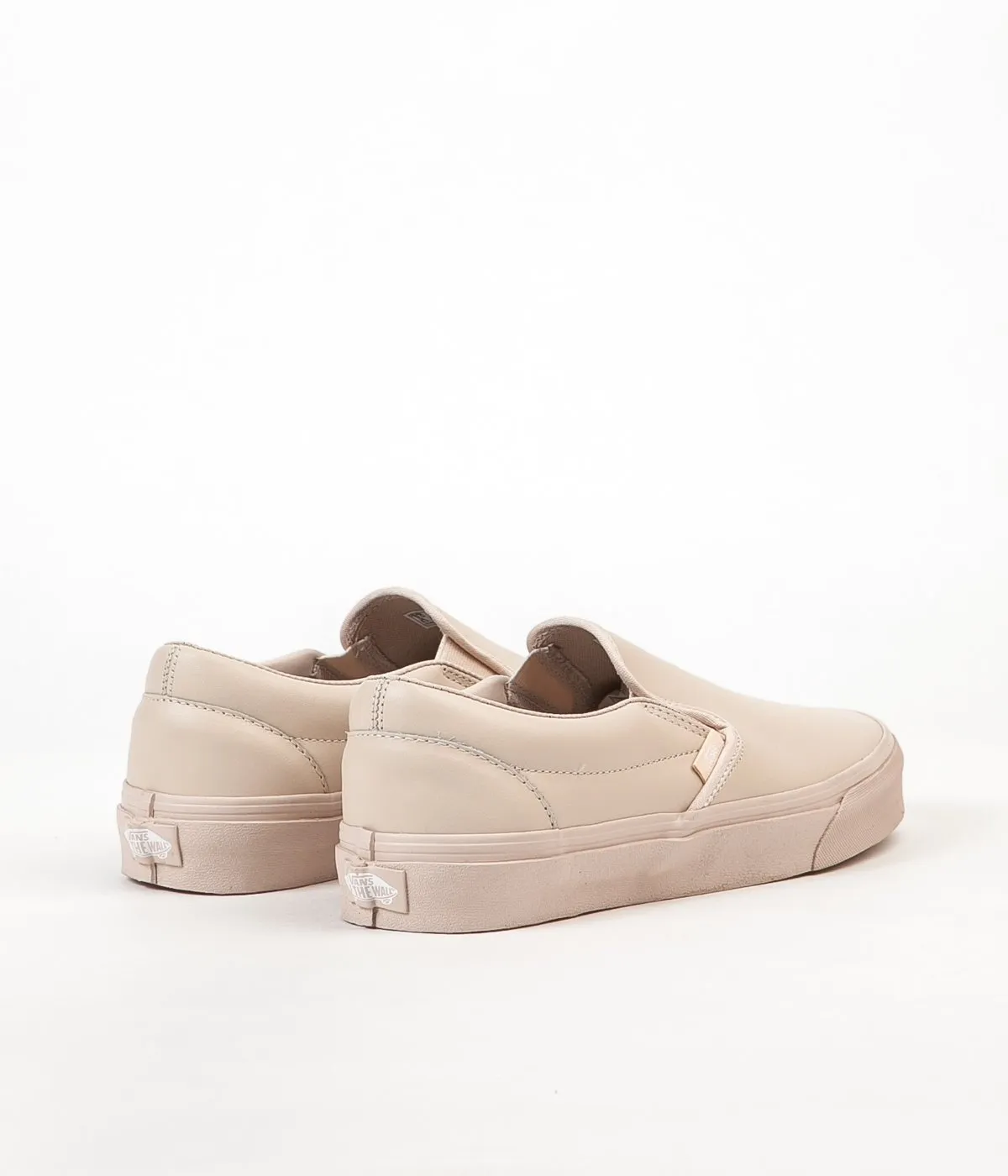 Vans Classic Slip On Leather Shoes - Whisper Pink / Mono