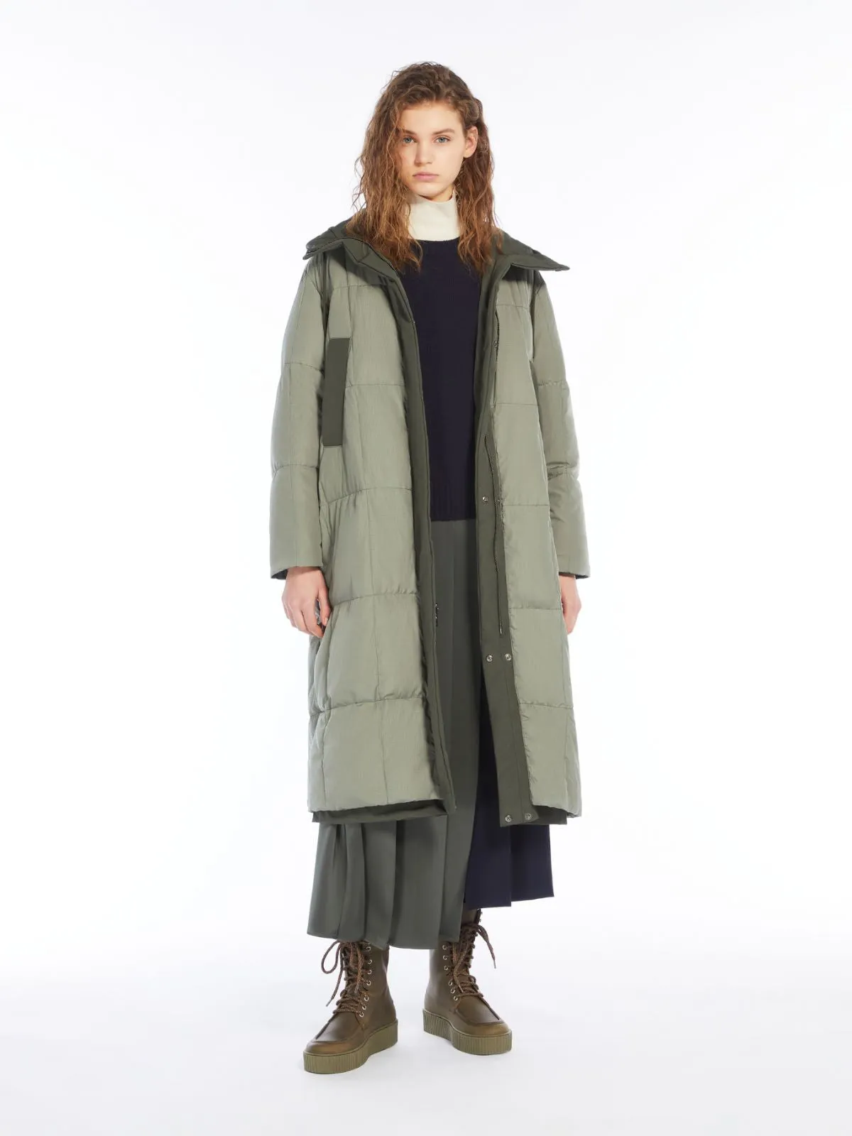 WEEKEND MAX MARA REVERSIBLE WATER REPELLENT COAT