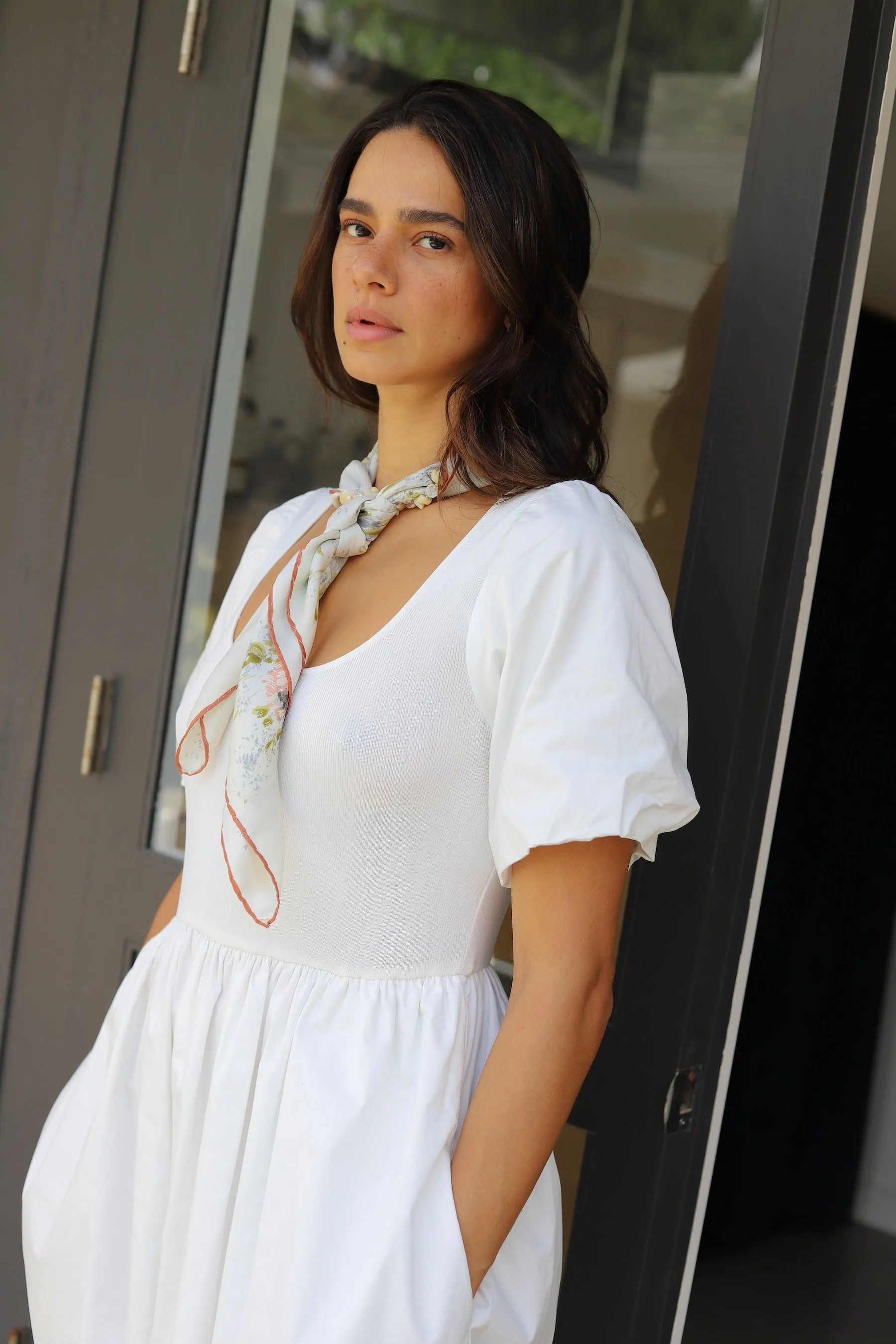 White Alana Dress