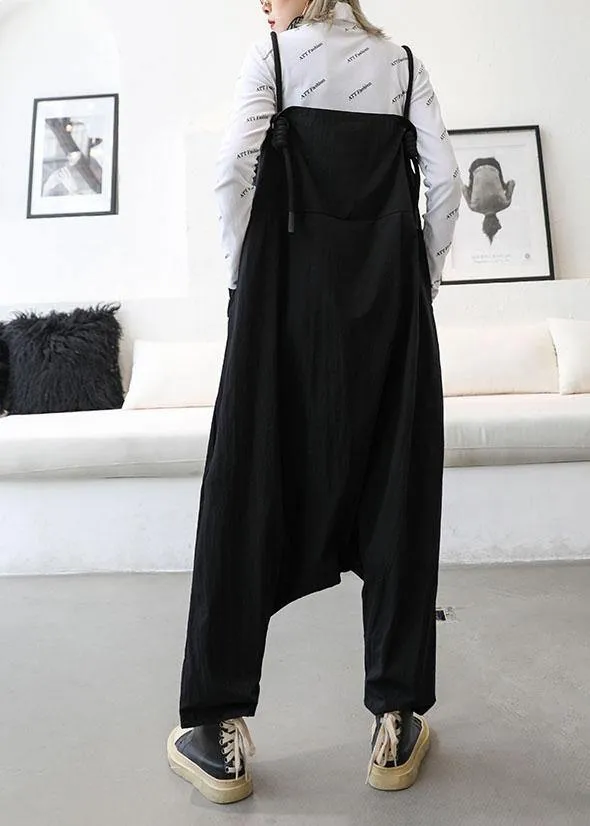 women 2019 new high waist carpenter pants casual loose harem pants