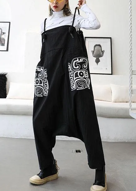 women 2019 new high waist carpenter pants casual loose harem pants