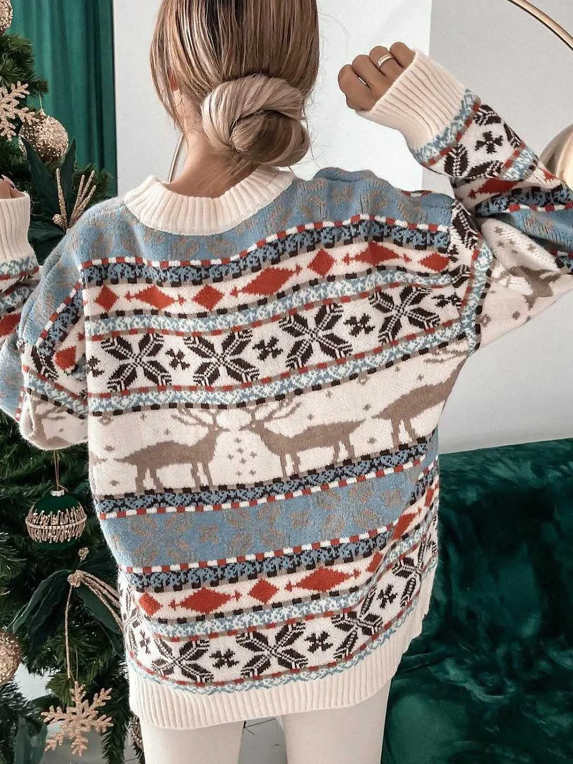 Women's Alpine Reindeer Sweater