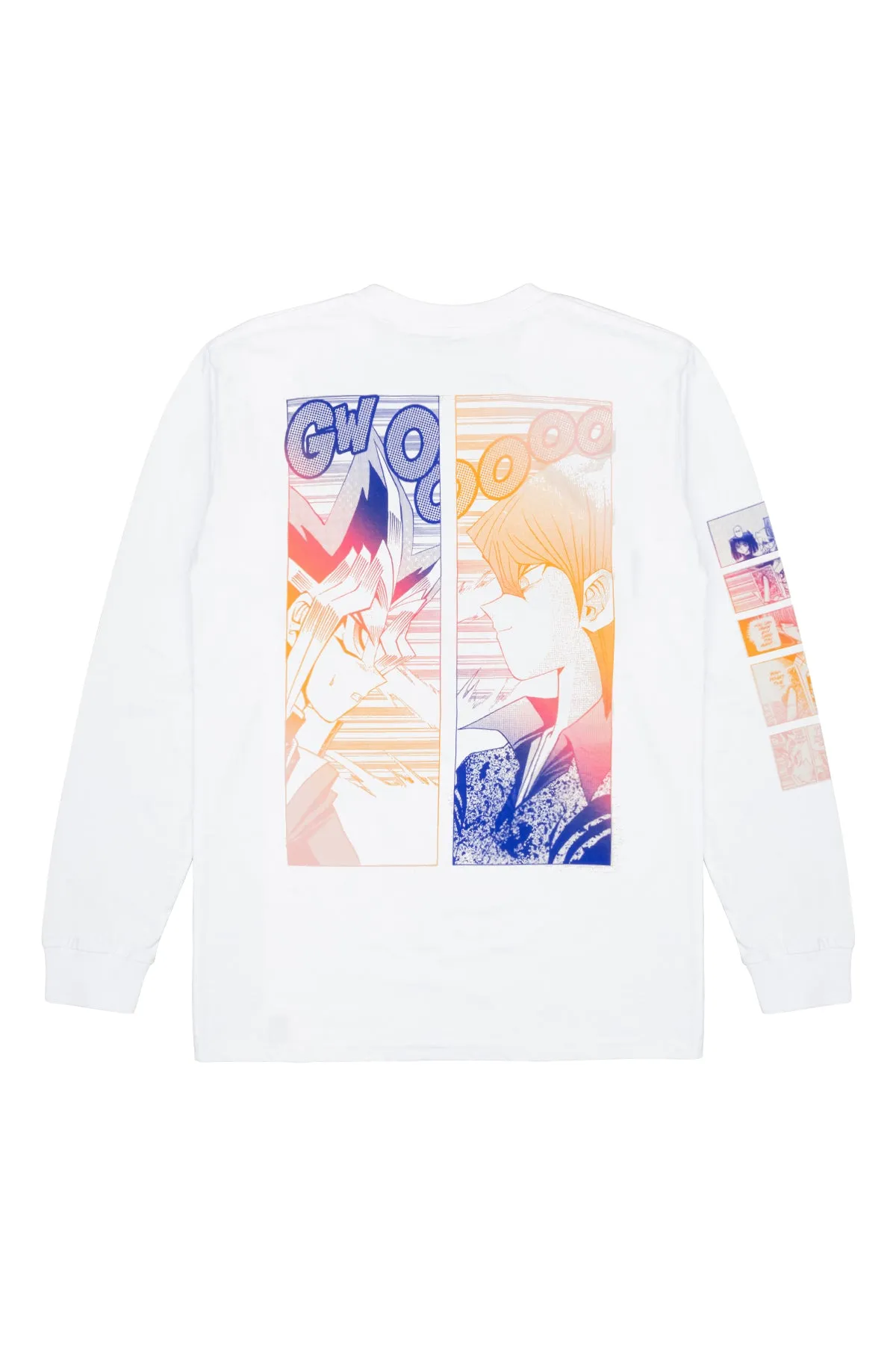 Yu-Gi-Oh! Yugi VS Kaiba Duel LS Tee - White