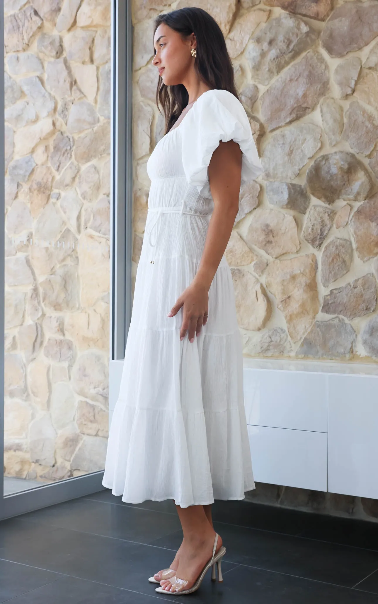 Zanetti Maxi Dress - White