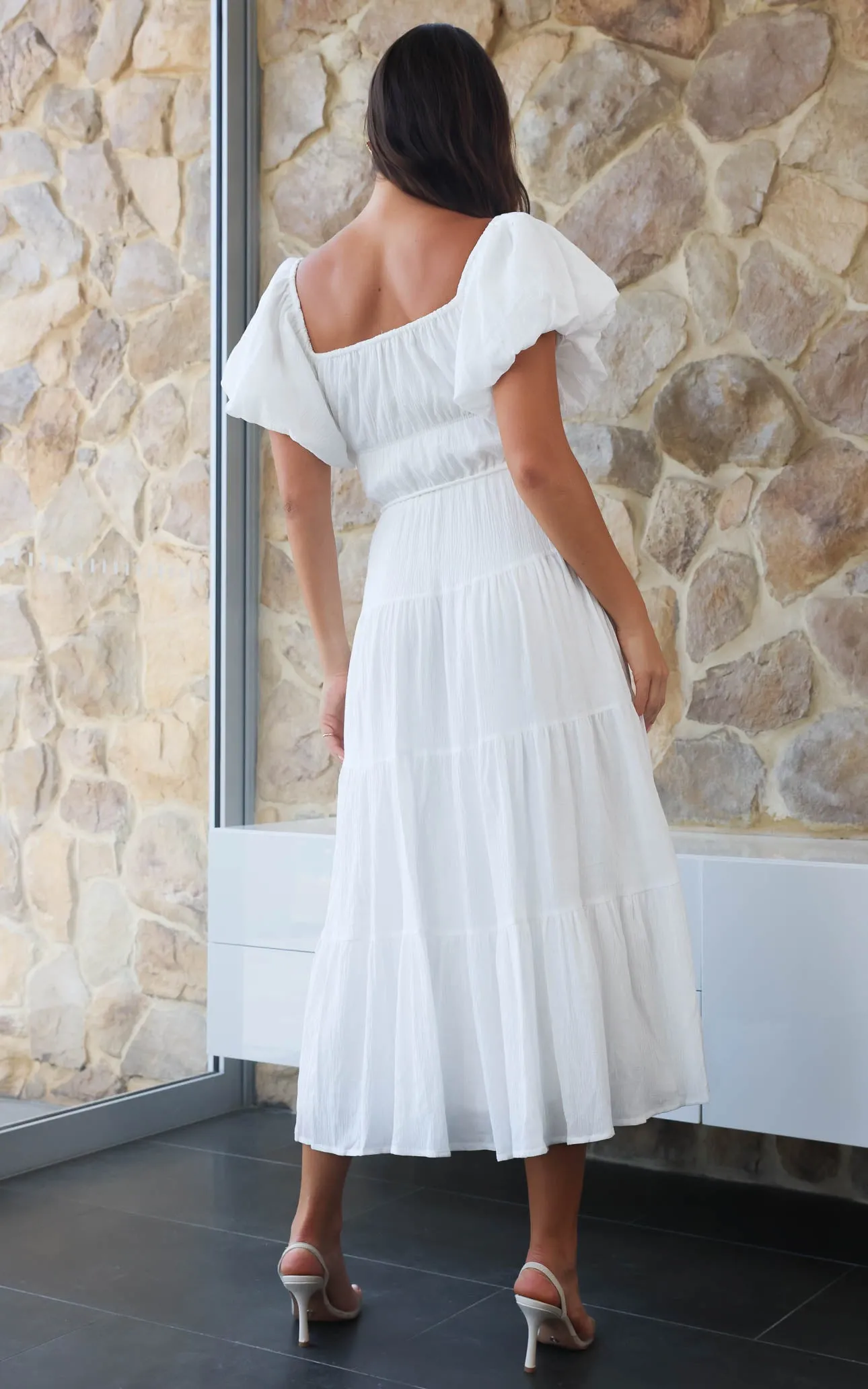 Zanetti Maxi Dress - White